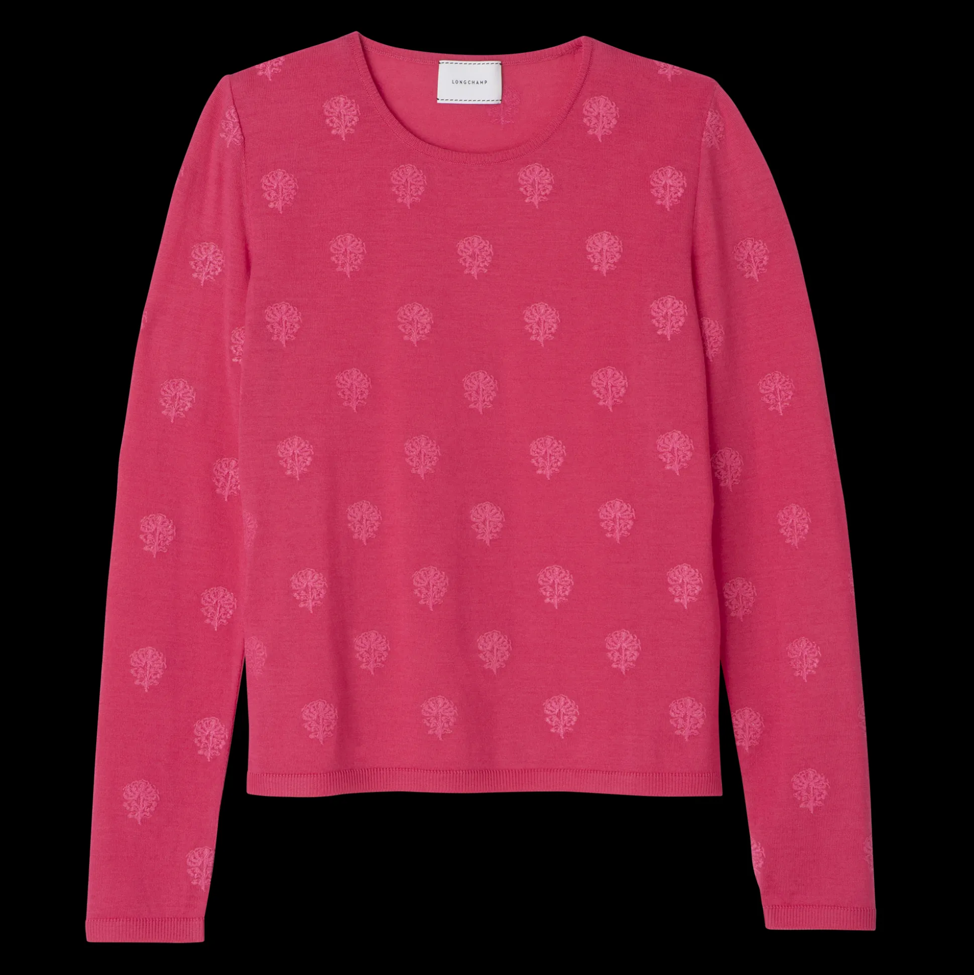 Best Sale Longchamp Maglia girocollo Rosa