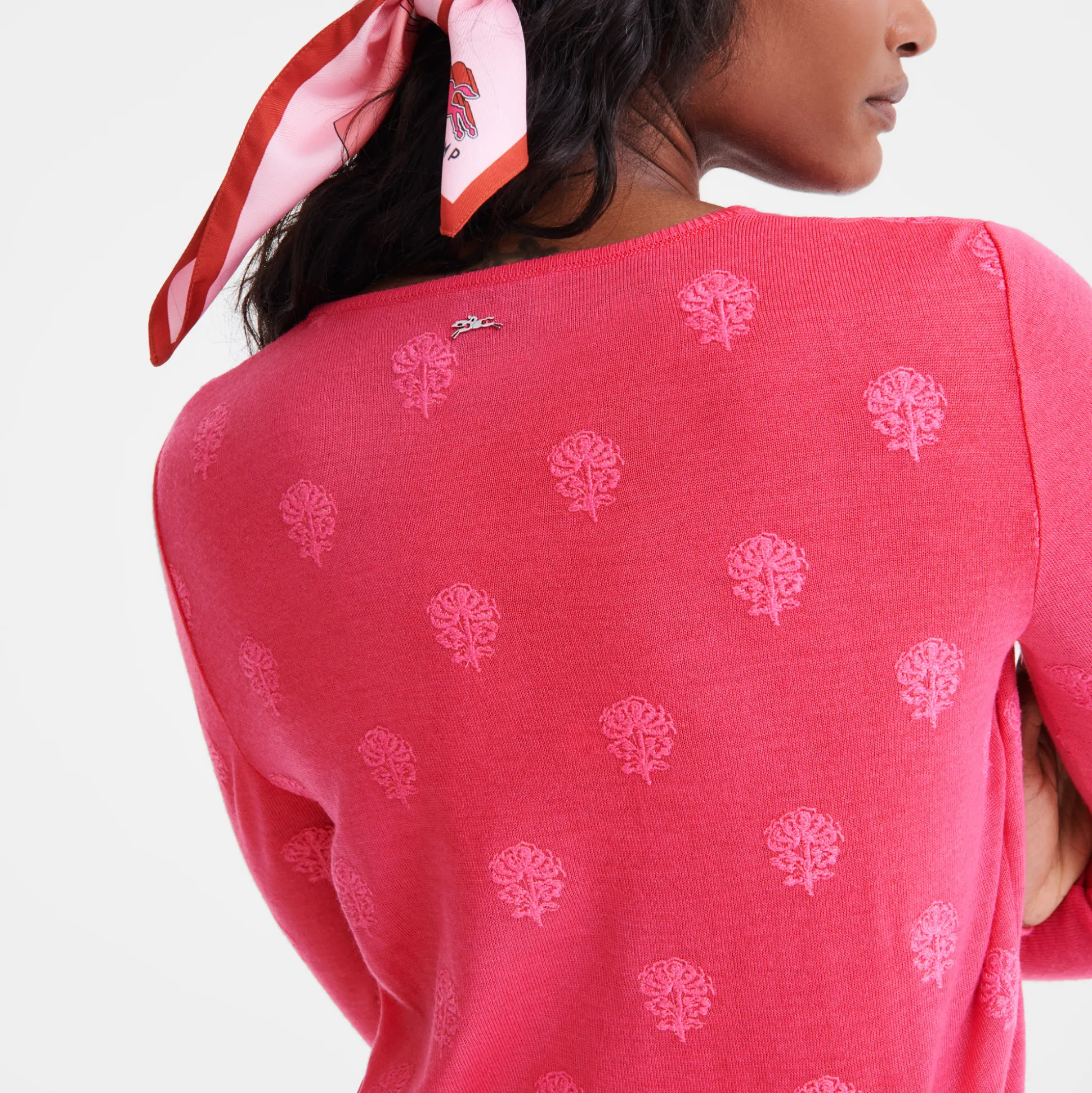 maglia_girocollo_4.webp Best Sale Longchamp Maglia girocollo Rosa