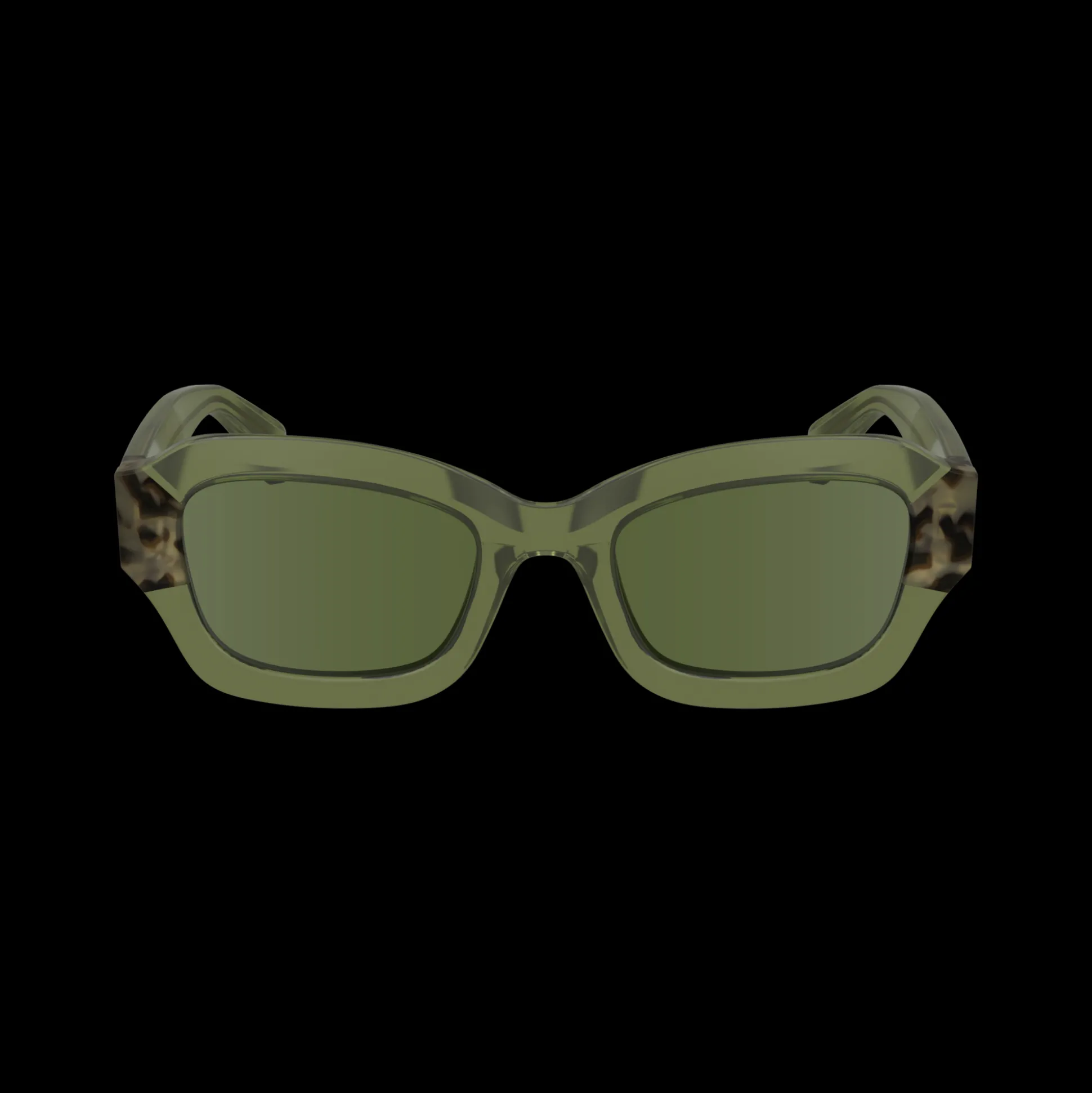 Cheap Longchamp Occhiali da sole TartarugaKaki