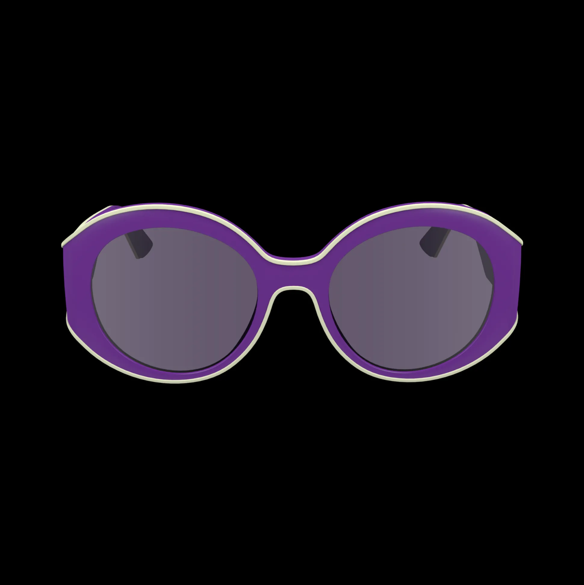 Cheap Longchamp Occhiali da sole Bianco/Viola