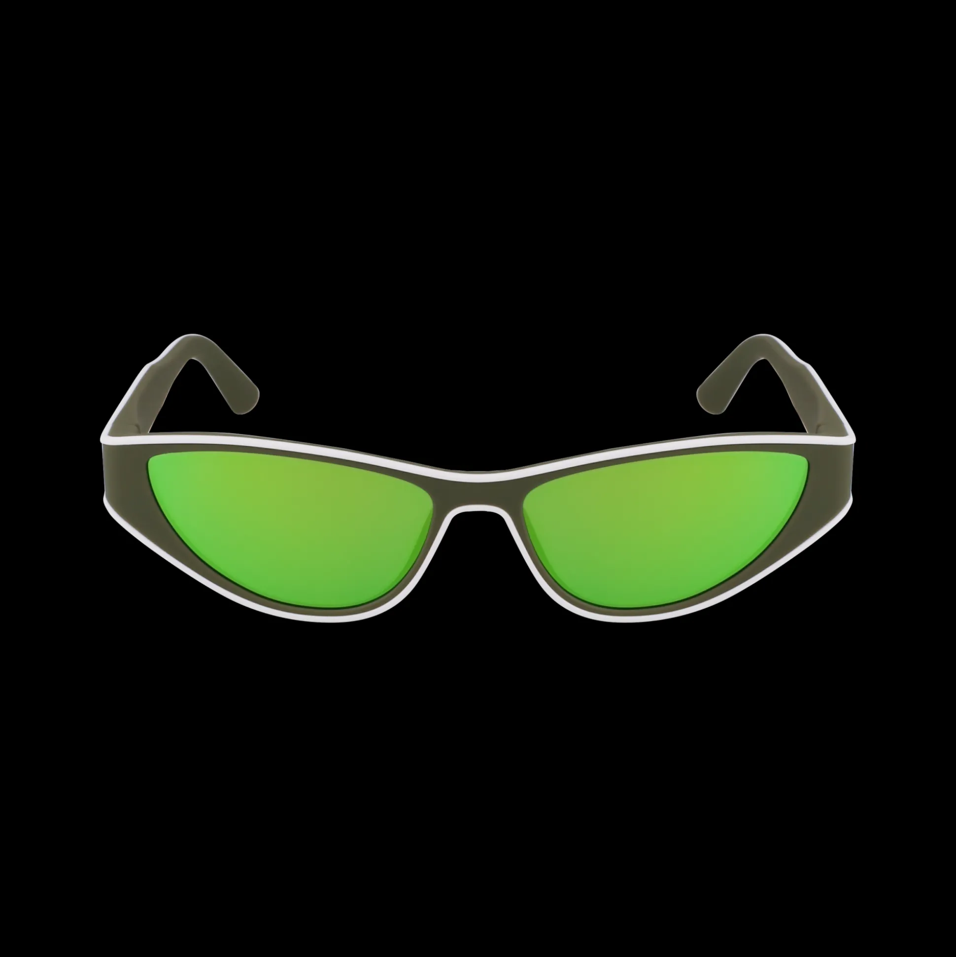 Online Longchamp Occhiali da sole Materiale in resina a base vegetale - Kaki