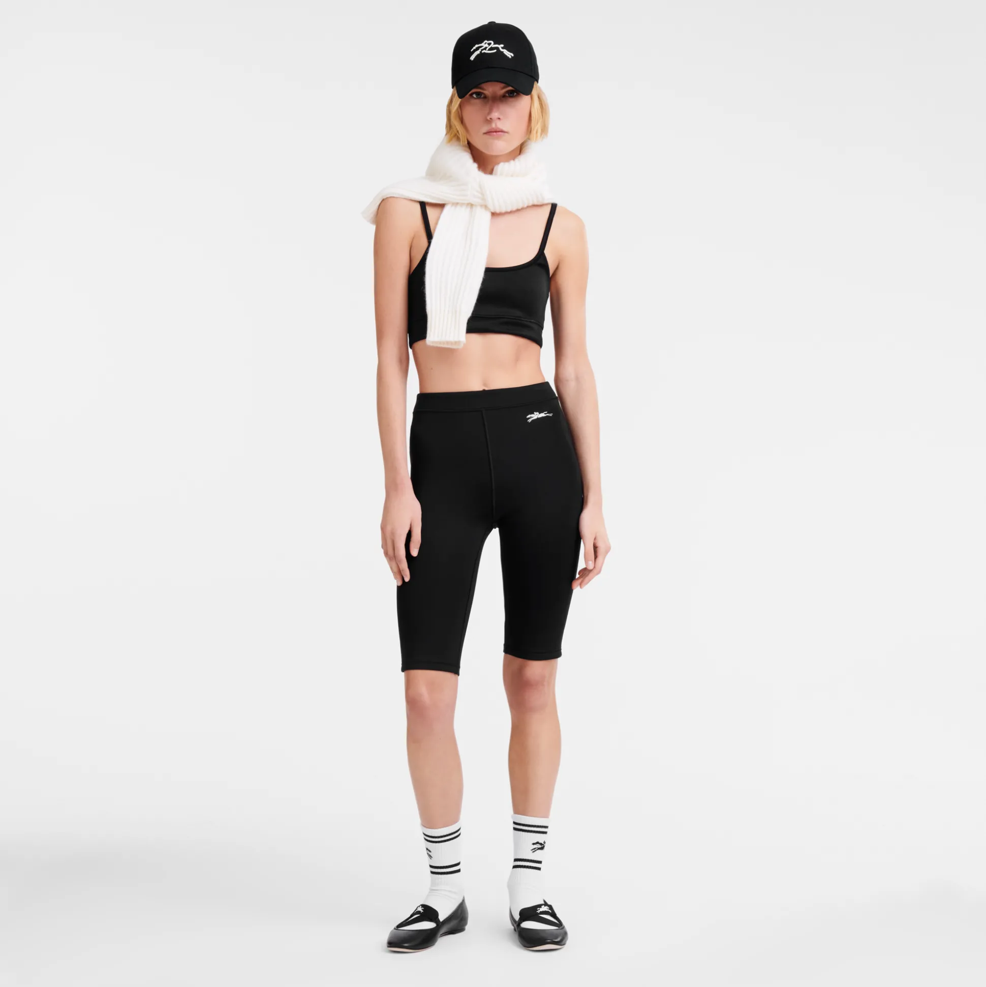 Cheap Longchamp Pantaloncini corti da ciclismo Nero