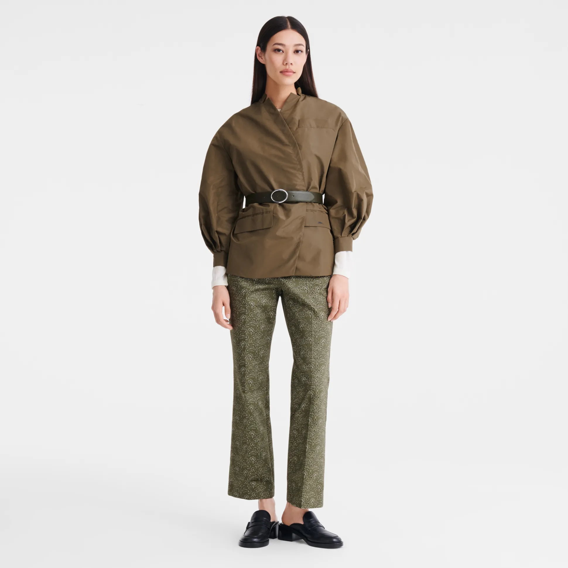 Online Longchamp Pantaloni Alloro