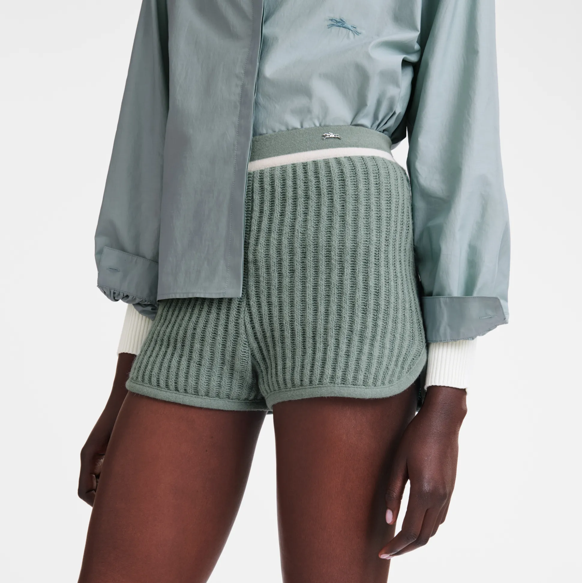 pantaloni_corti_3-1.webp Clearance Longchamp Pantaloni corti VerdePallido