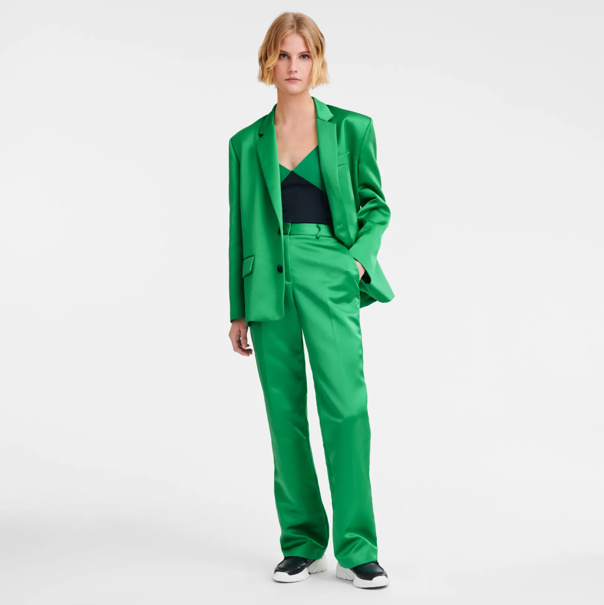 Store Longchamp Pantaloni da completo Verde