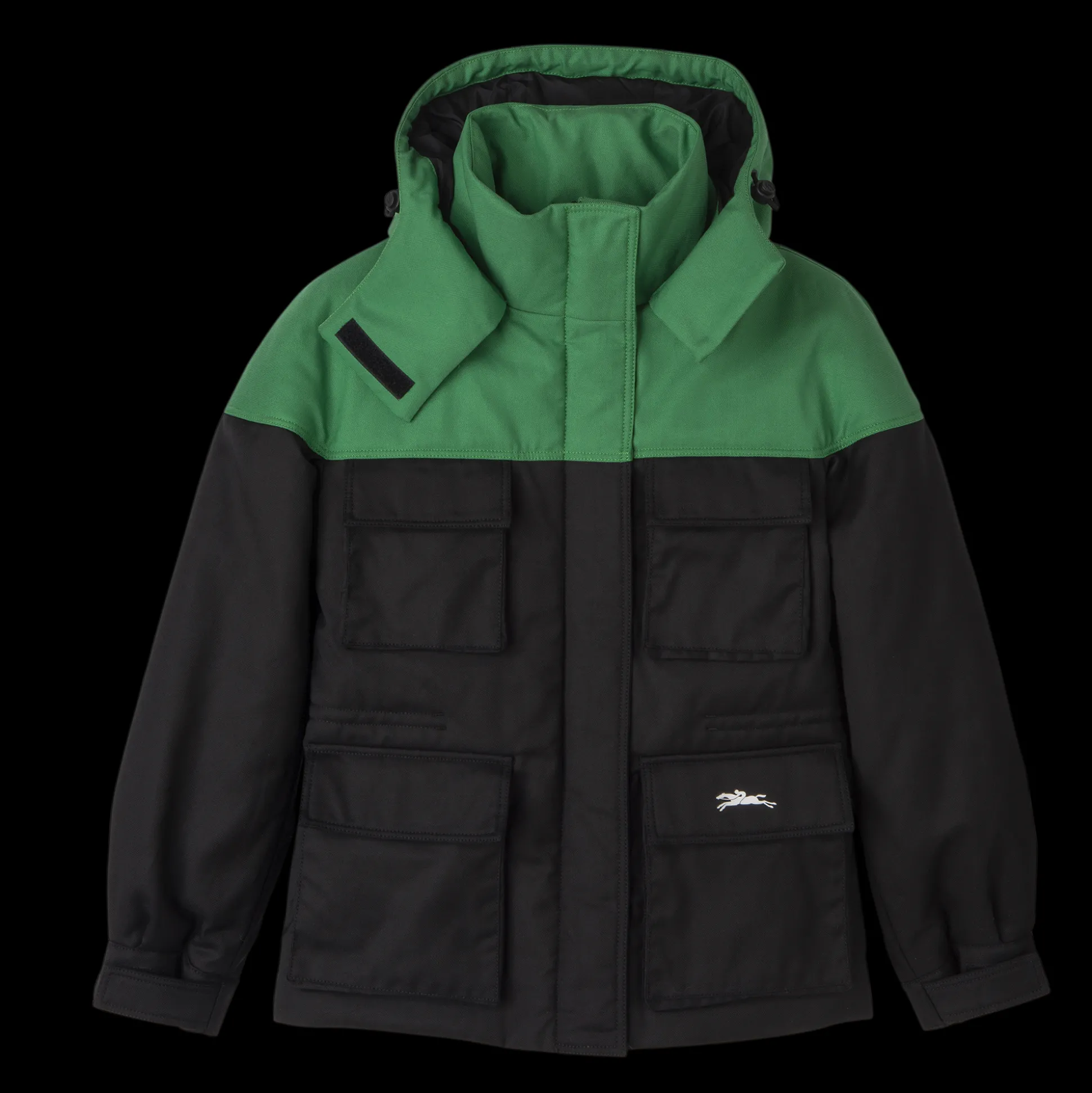 Clearance Longchamp Parka corto Verde