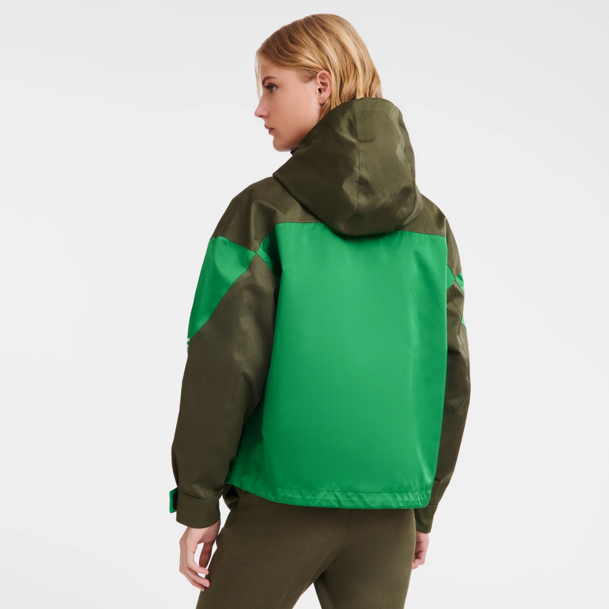 parka_corto_2-1.webp Sale Longchamp Parka corto Kaki/Verde