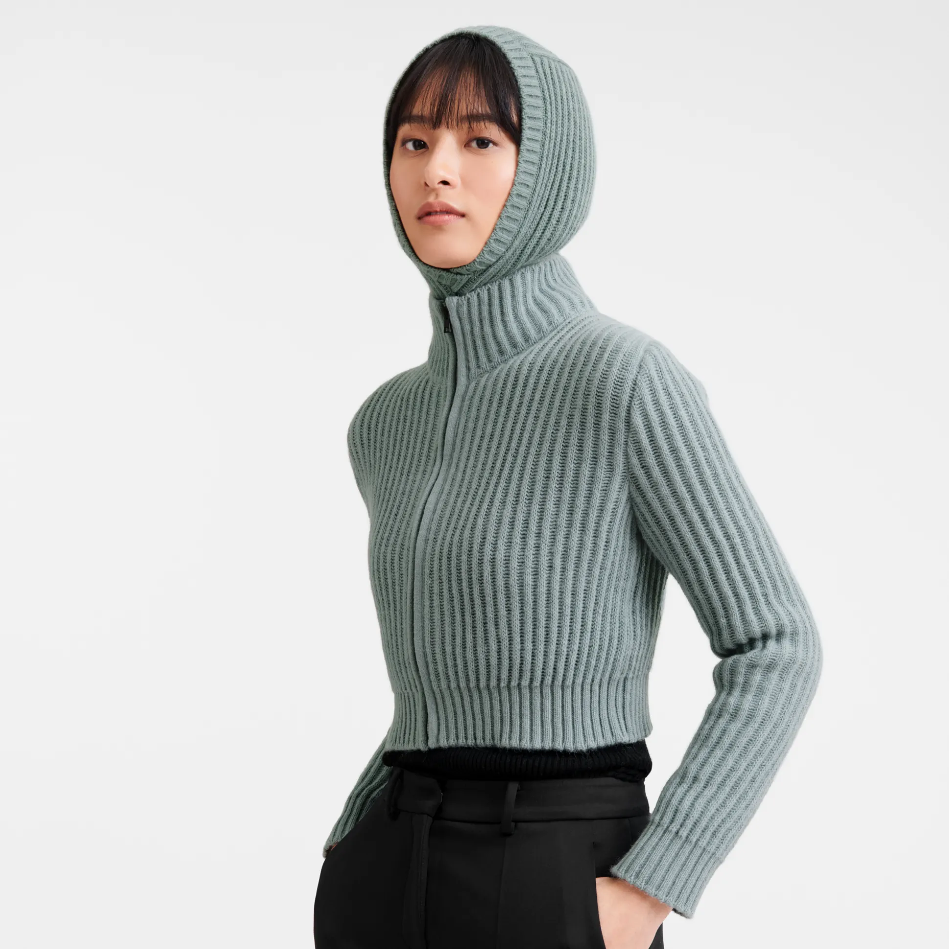 Sale Longchamp Passamontagna VerdePallido