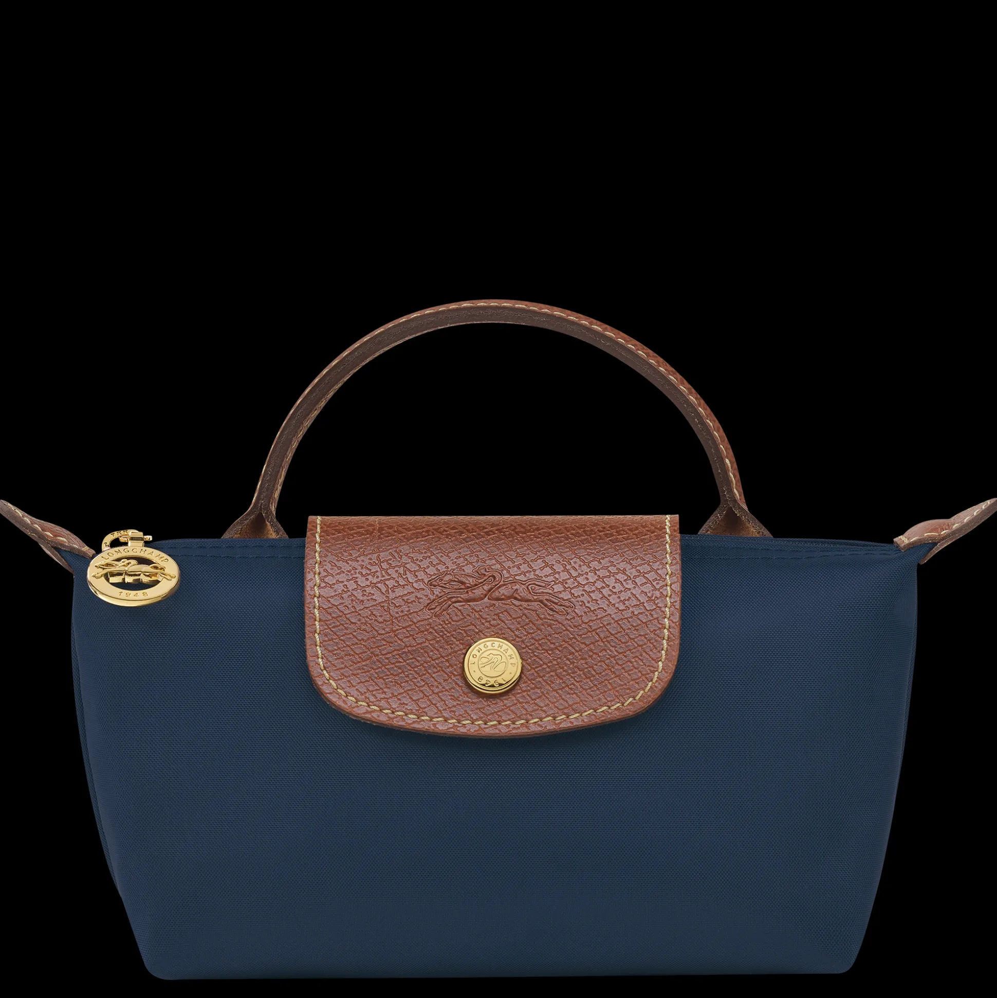 Best Longchamp Pochette con manico Marine