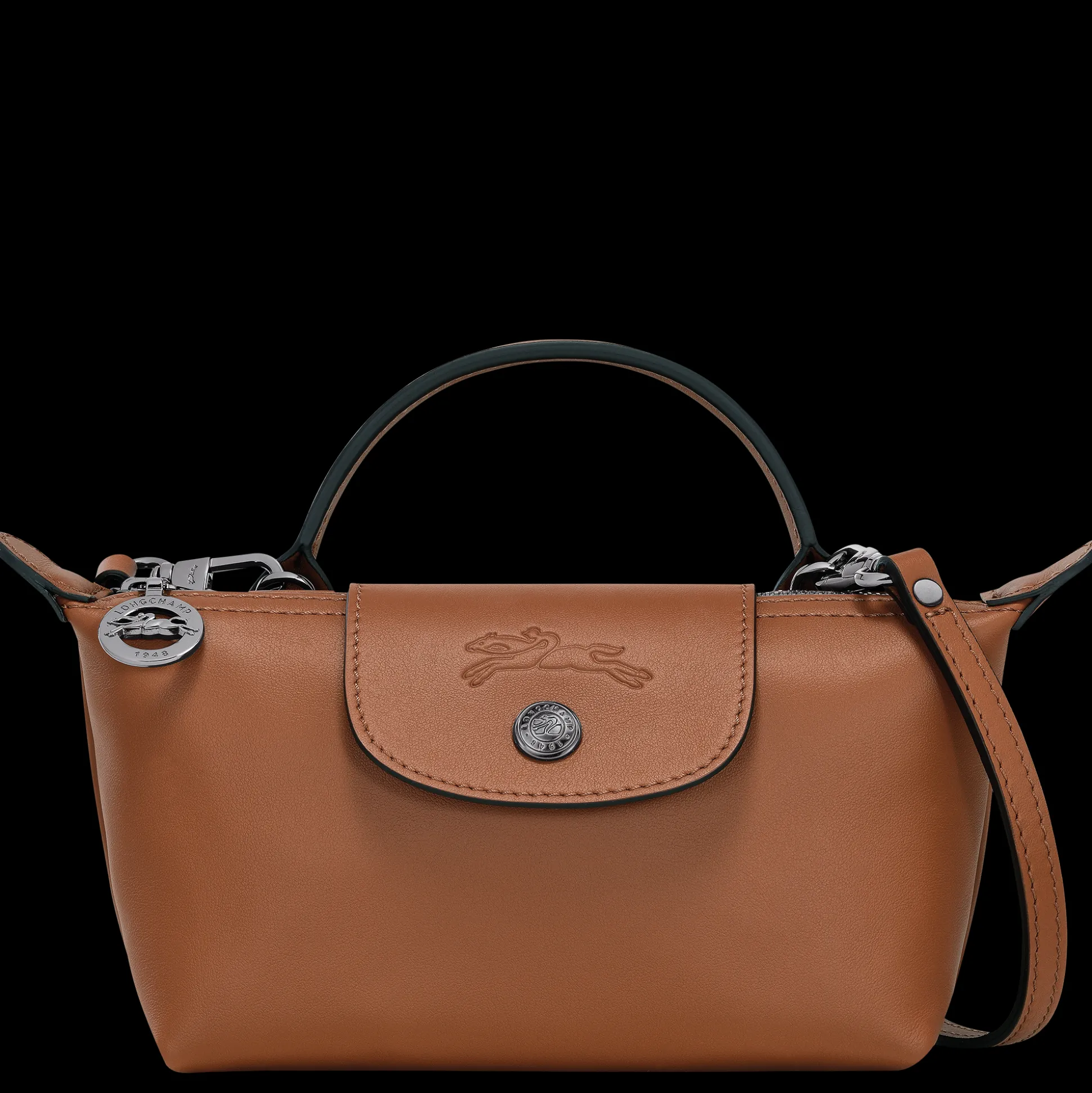 Online Longchamp Pochette XS Cognac