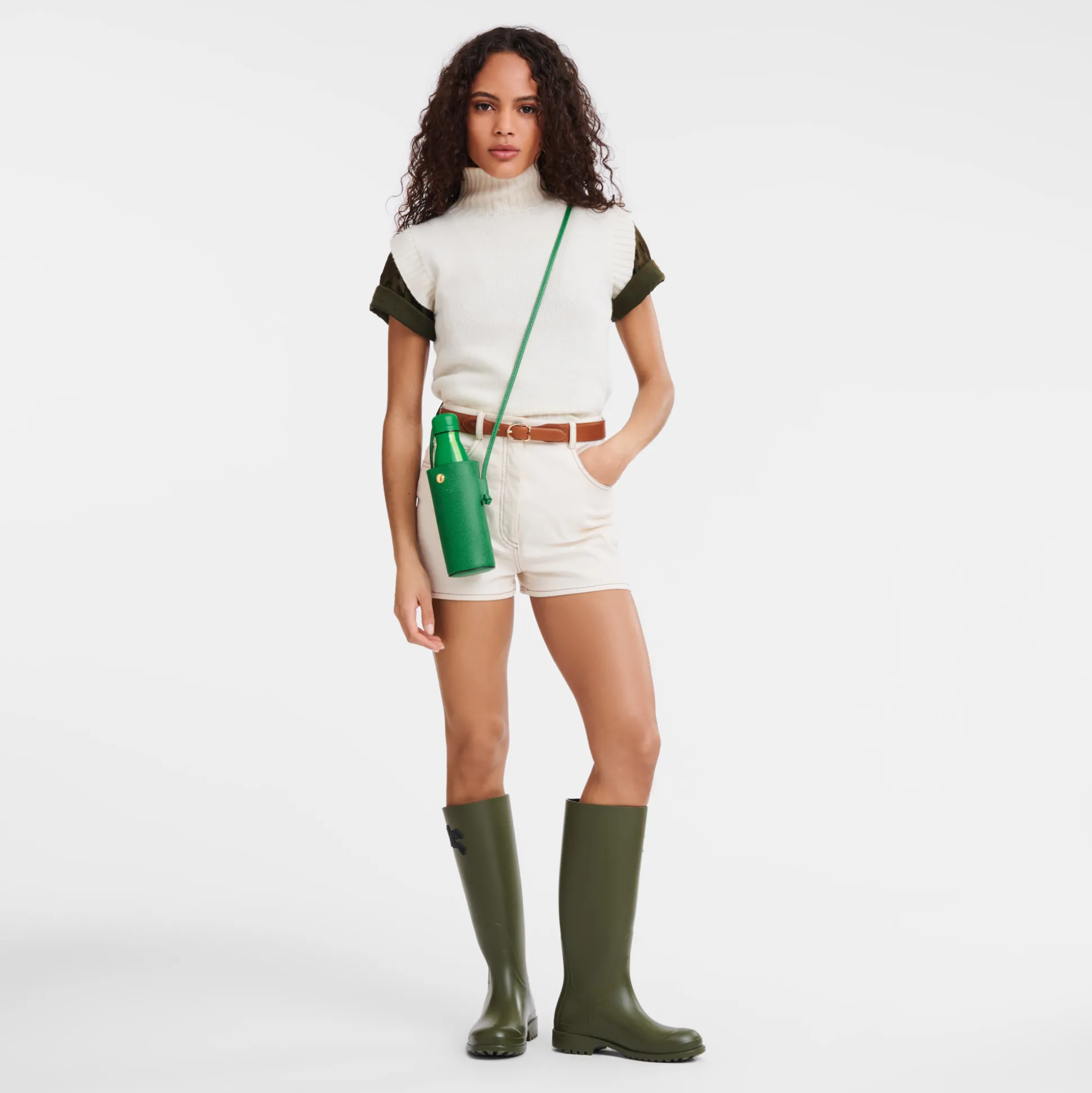 Outlet Longchamp Portabottiglie Verde