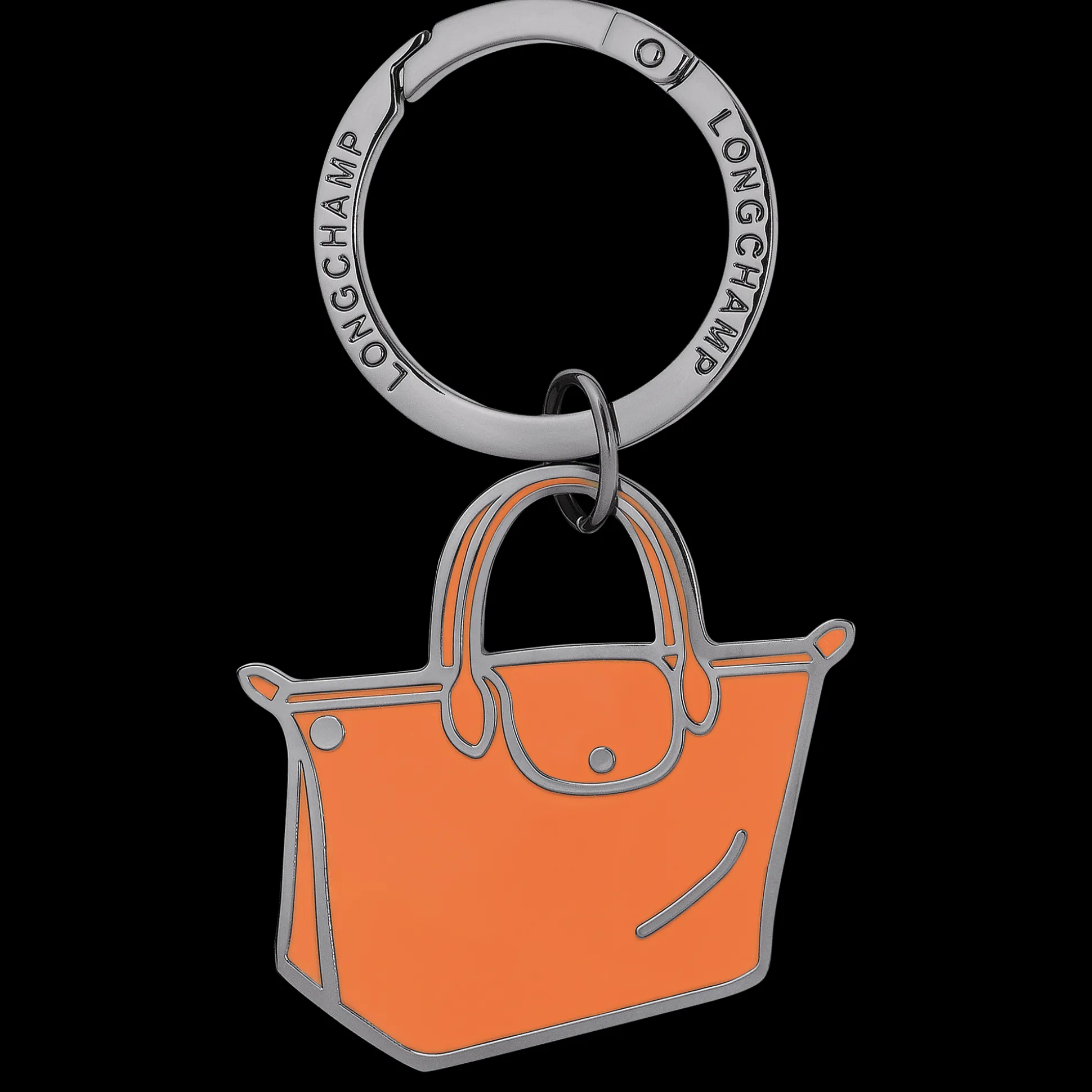 Outlet Longchamp Portachiavi Arancio