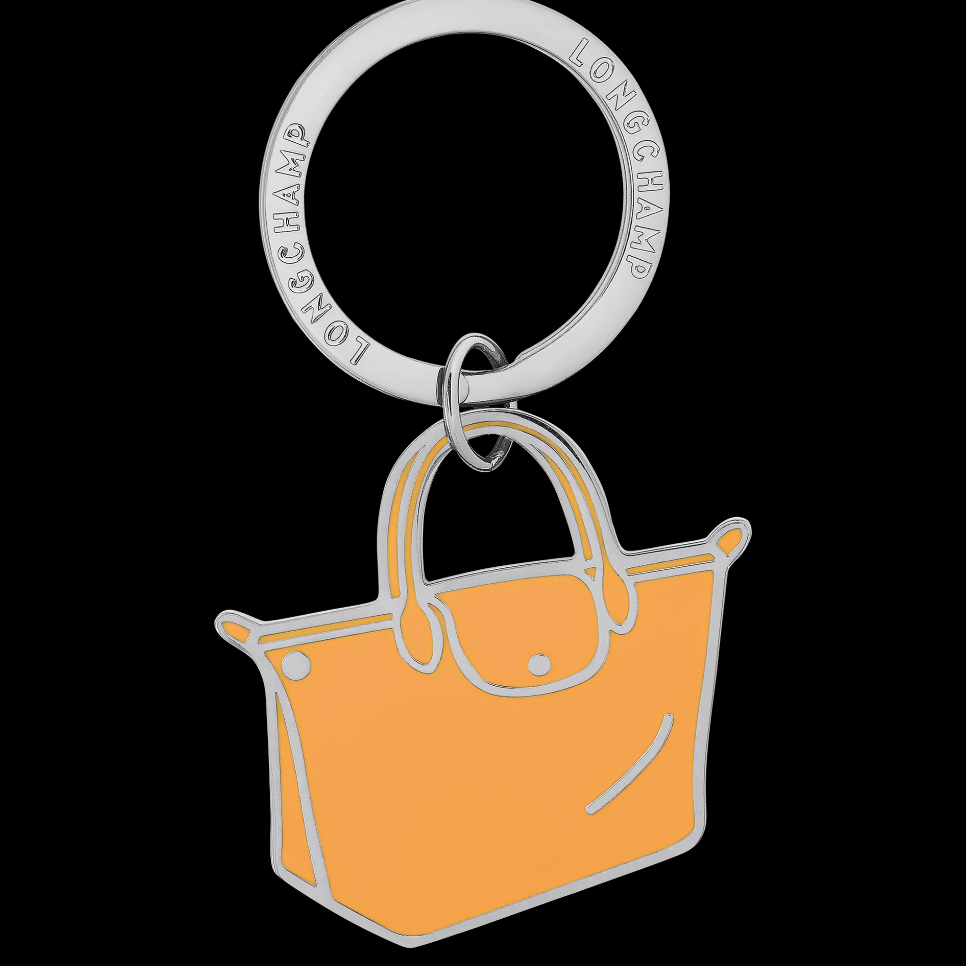 Outlet Longchamp Portachiavi Albicocca