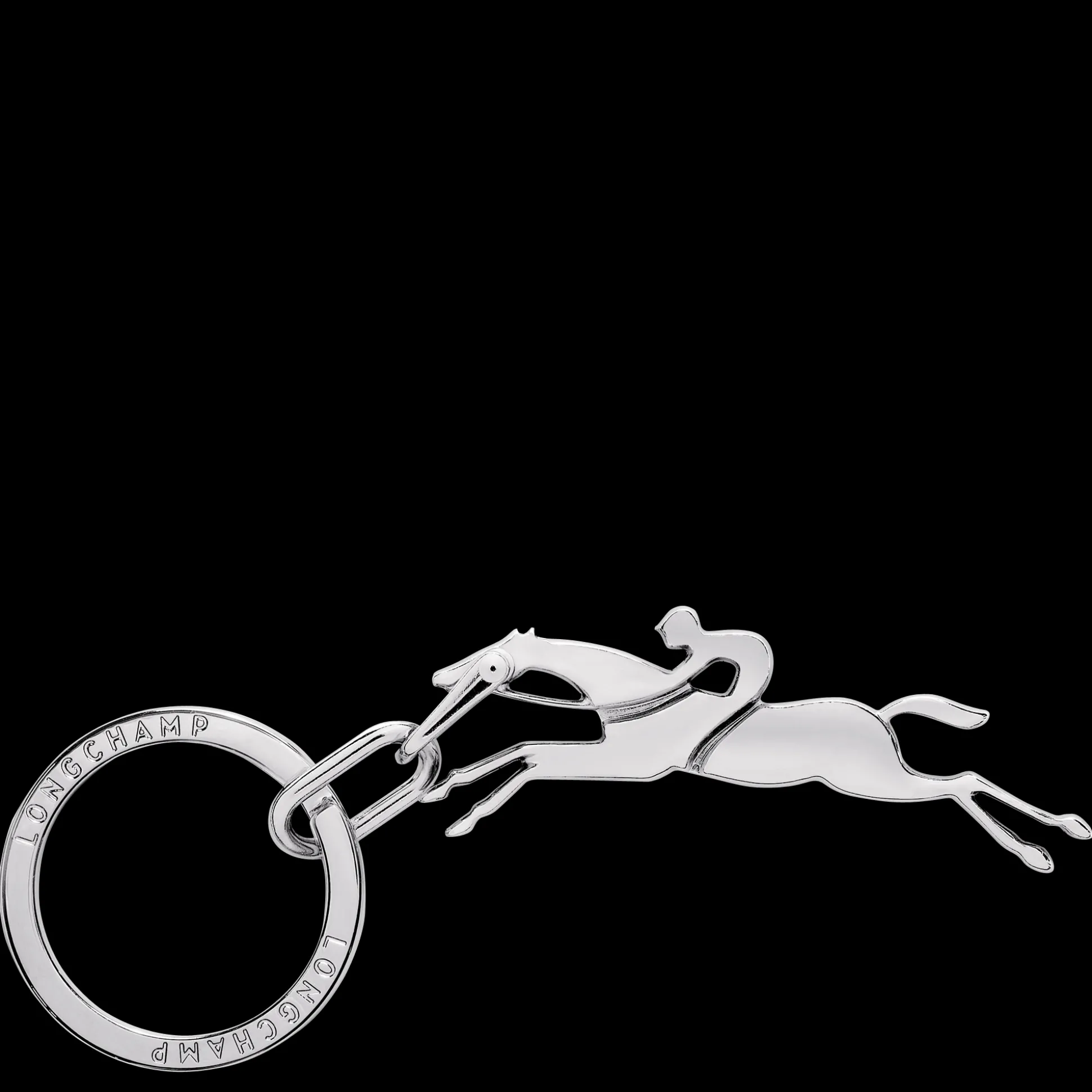 Discount Longchamp Portachiavi Argento