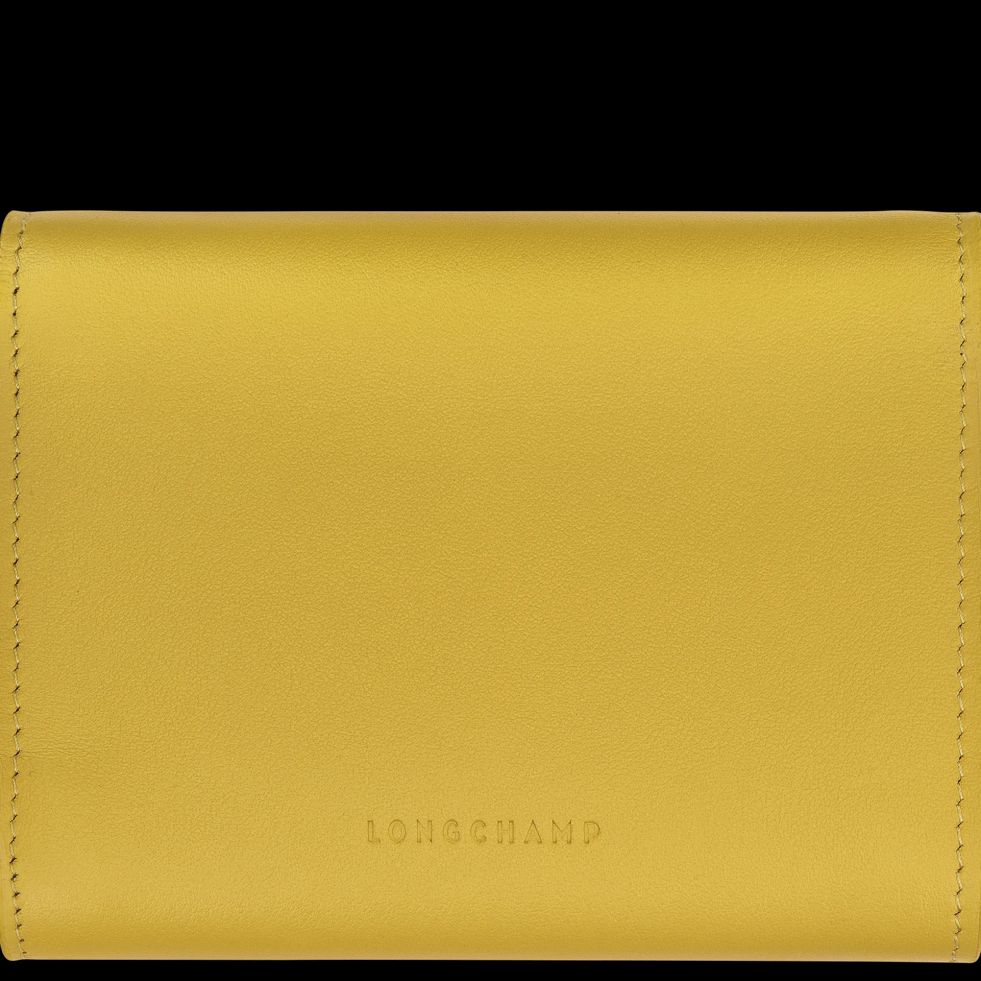 Best Longchamp Portafoglio compatto Le Roseau Pelle - Zenzero