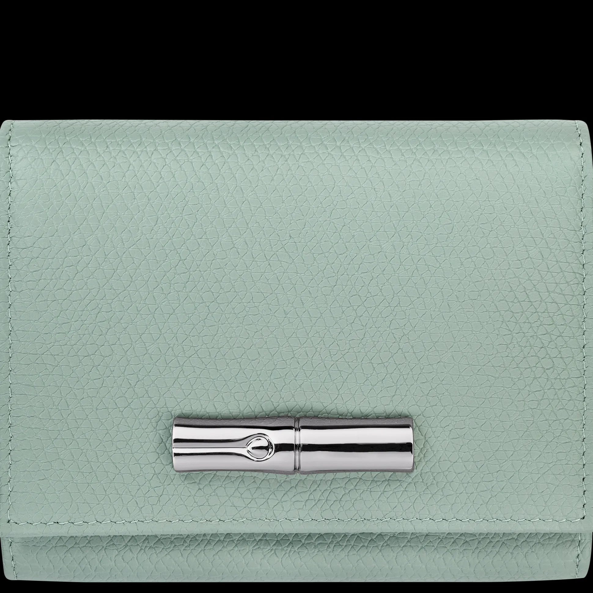 Online Longchamp Portafoglio Le Roseau Pelle - Verde Pallido VerdePallido