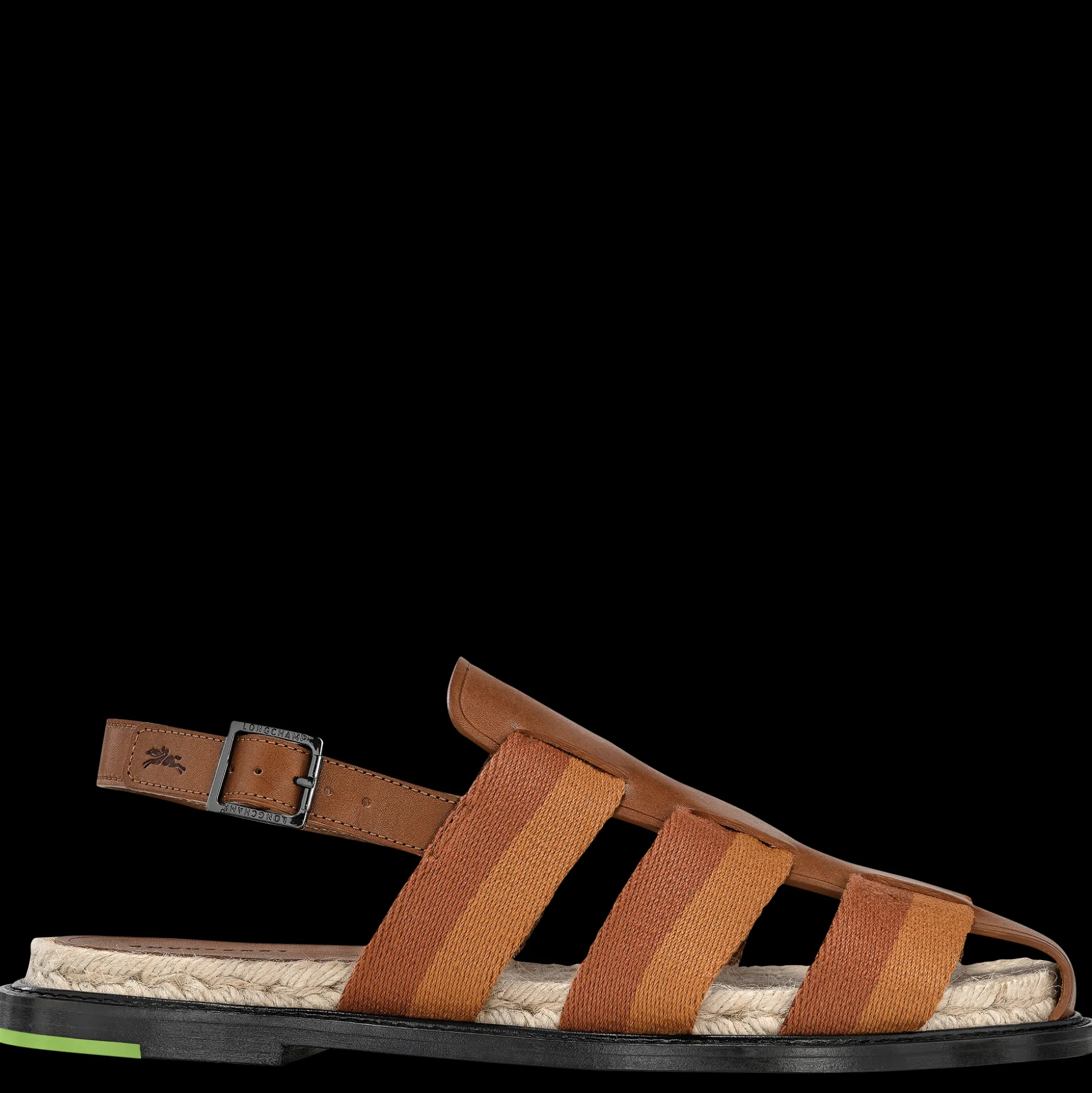 Outlet Longchamp Sandali Cognac