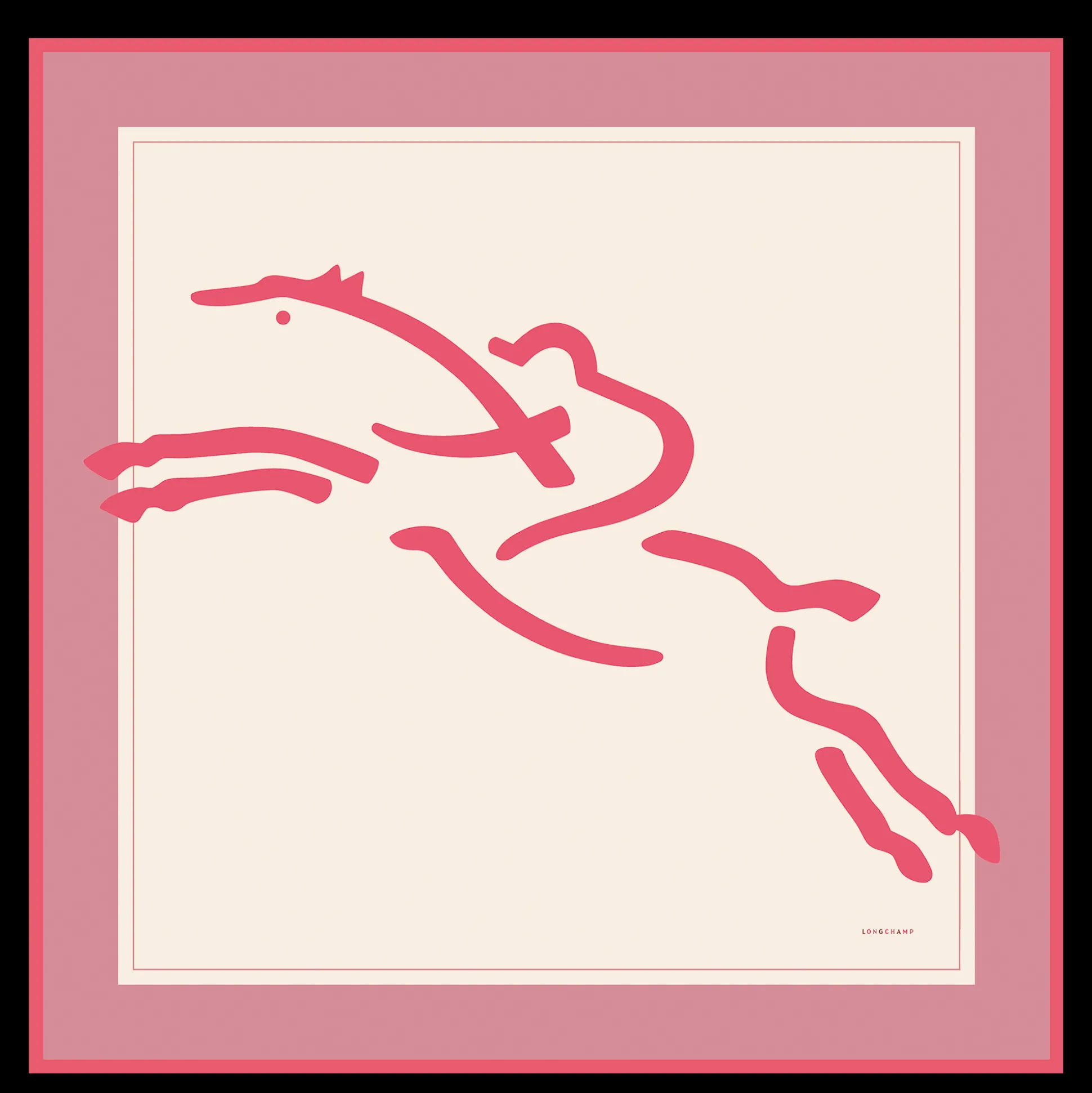 Discount Longchamp Scialle Schizzo Misto lana - Beige Pelle BeigePelle