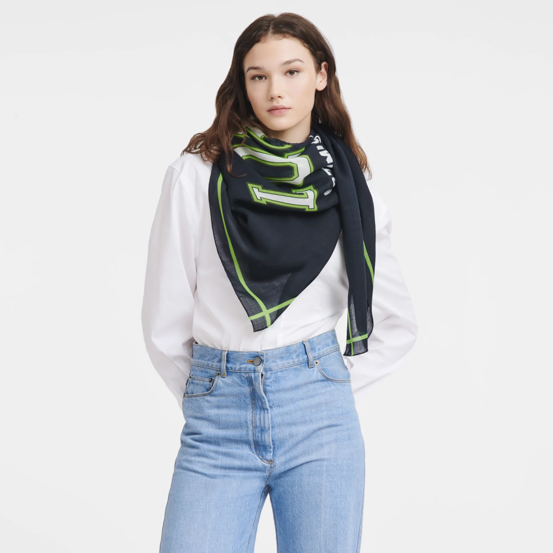 Best Longchamp Sciarpa Marine