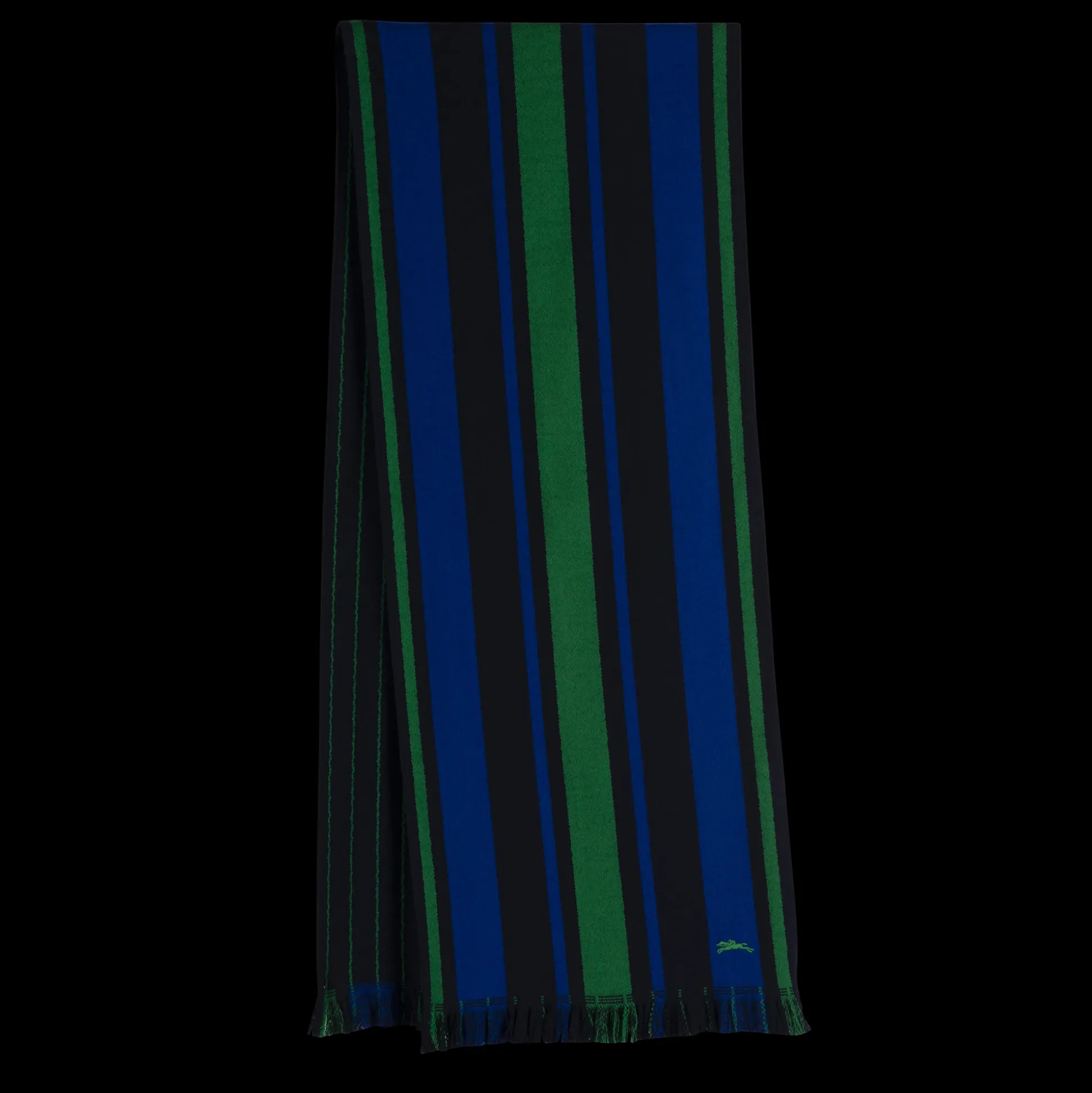 Best Sale Longchamp Sciarpa Essenziale College Lana - Marine