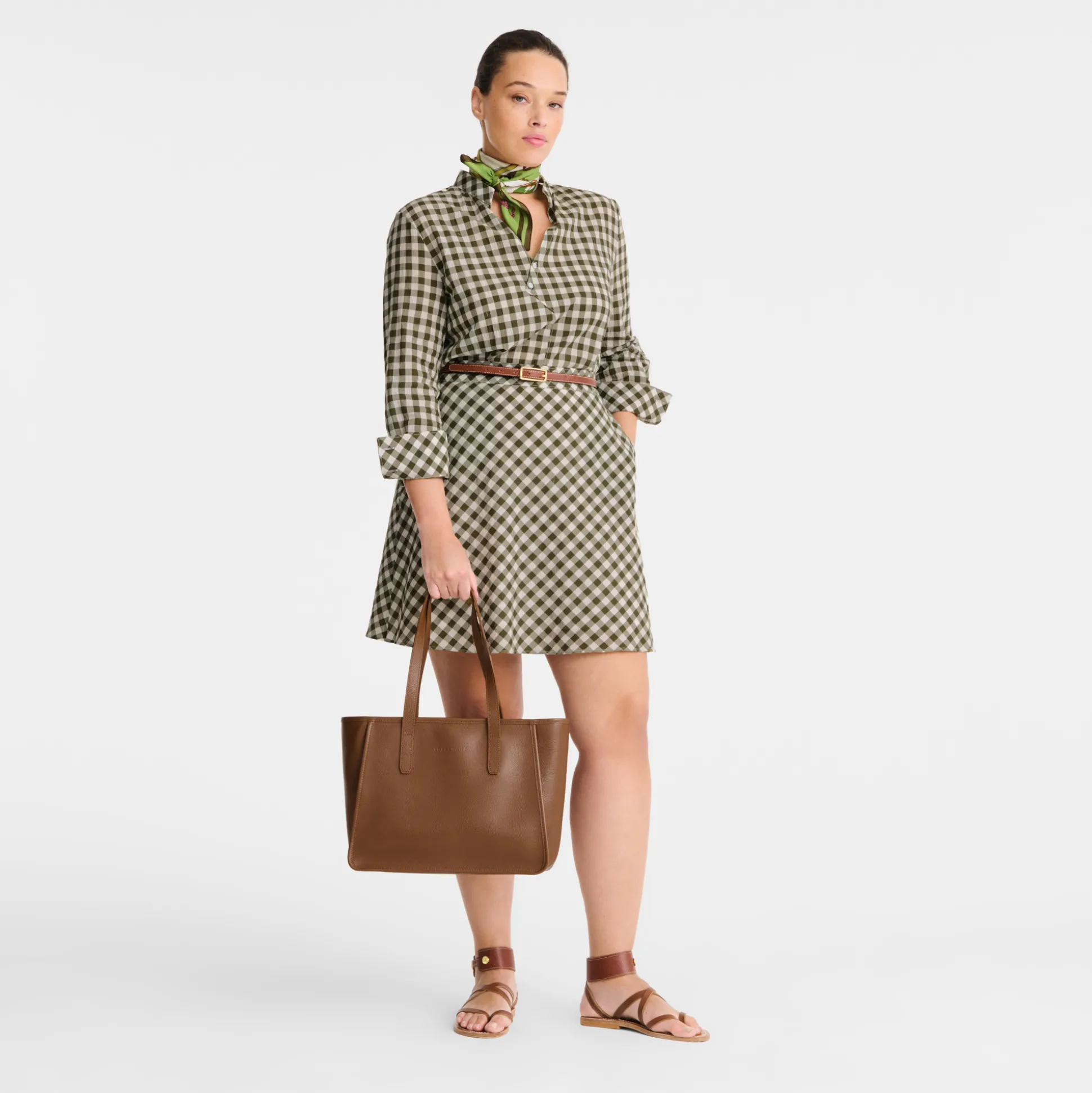 Best Sale Longchamp Shopping bag L Caramello