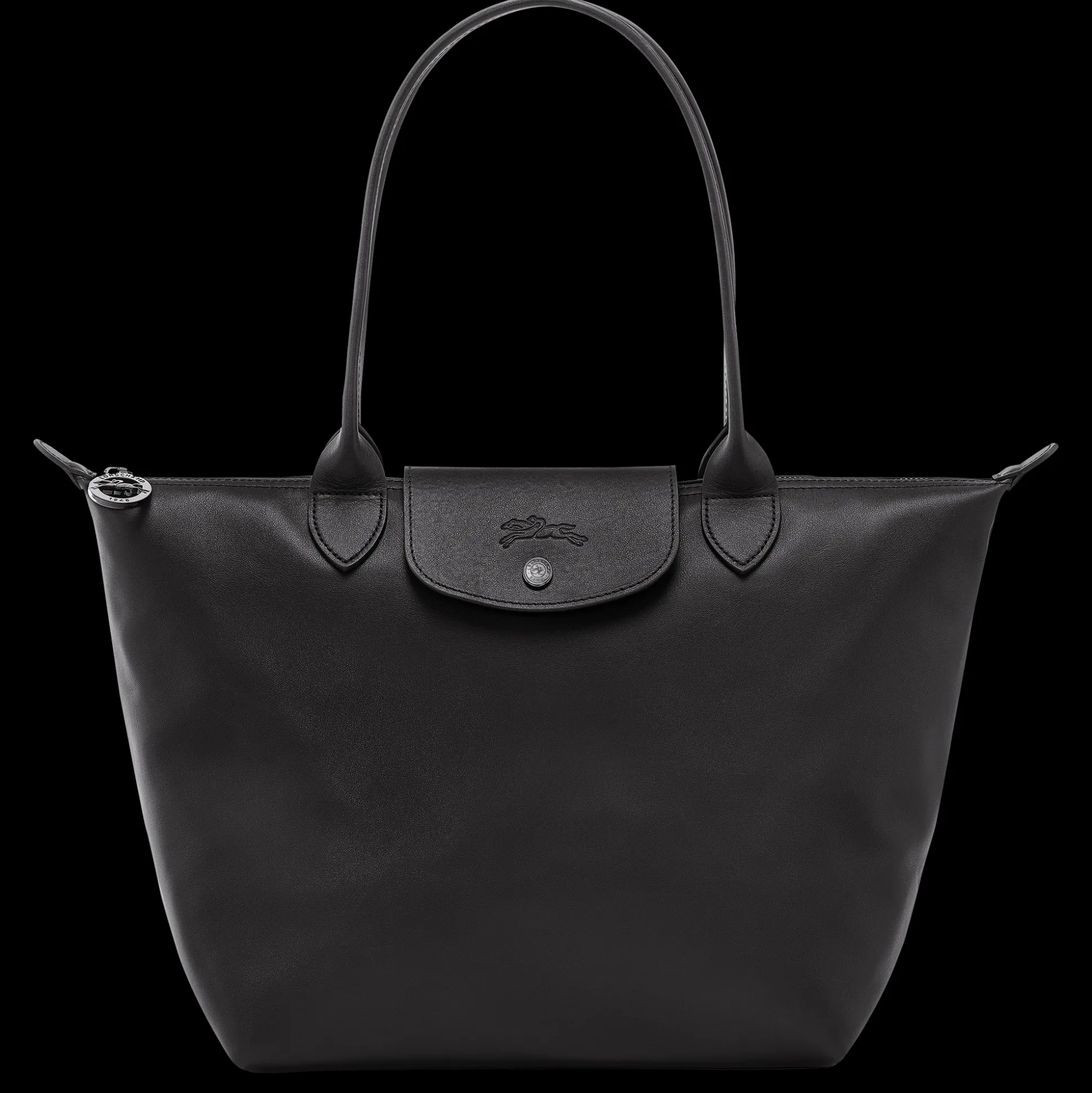 Cheap Longchamp Shopping bag M Nero