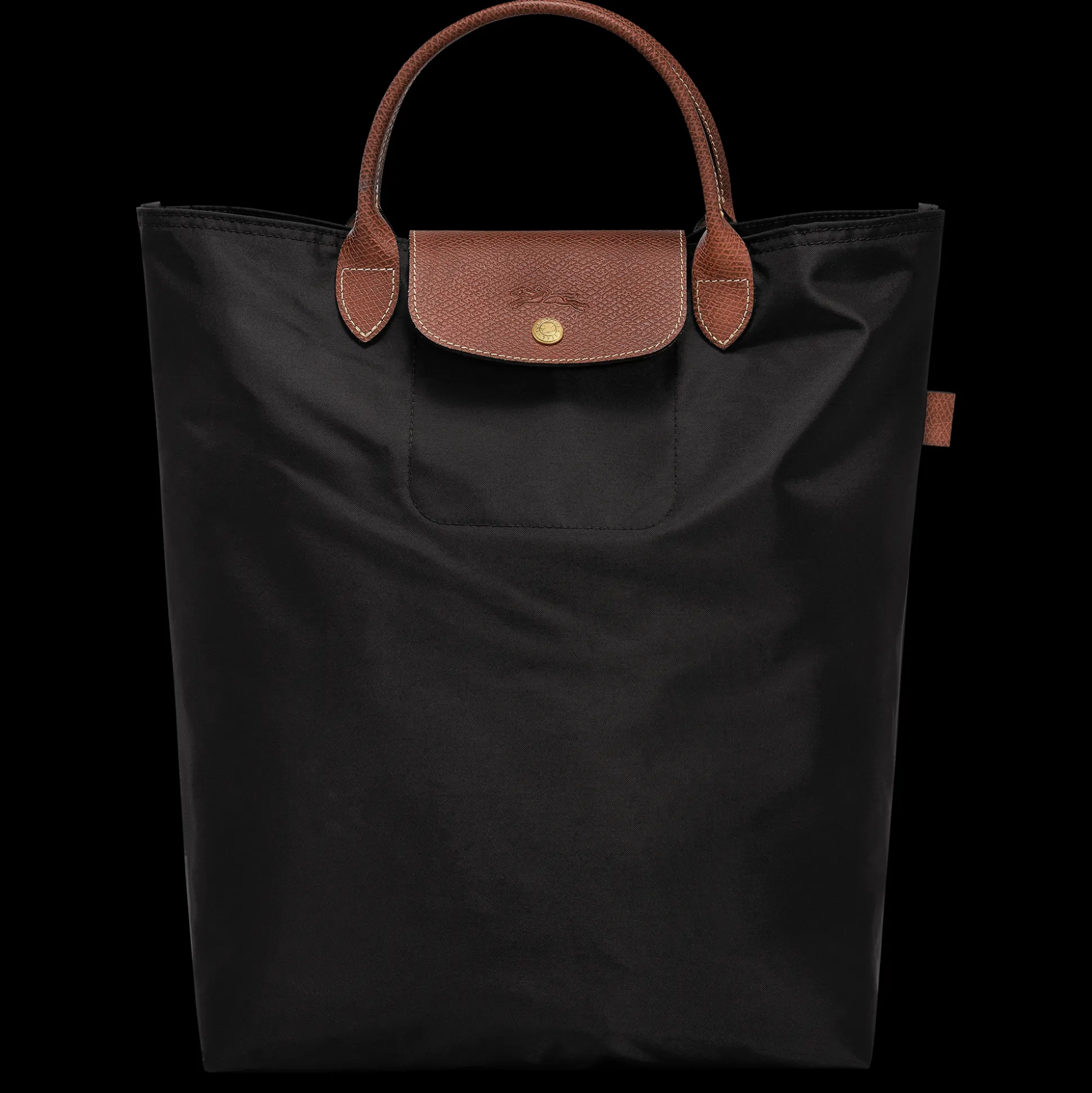 Shop Longchamp Shopping bag M Nero