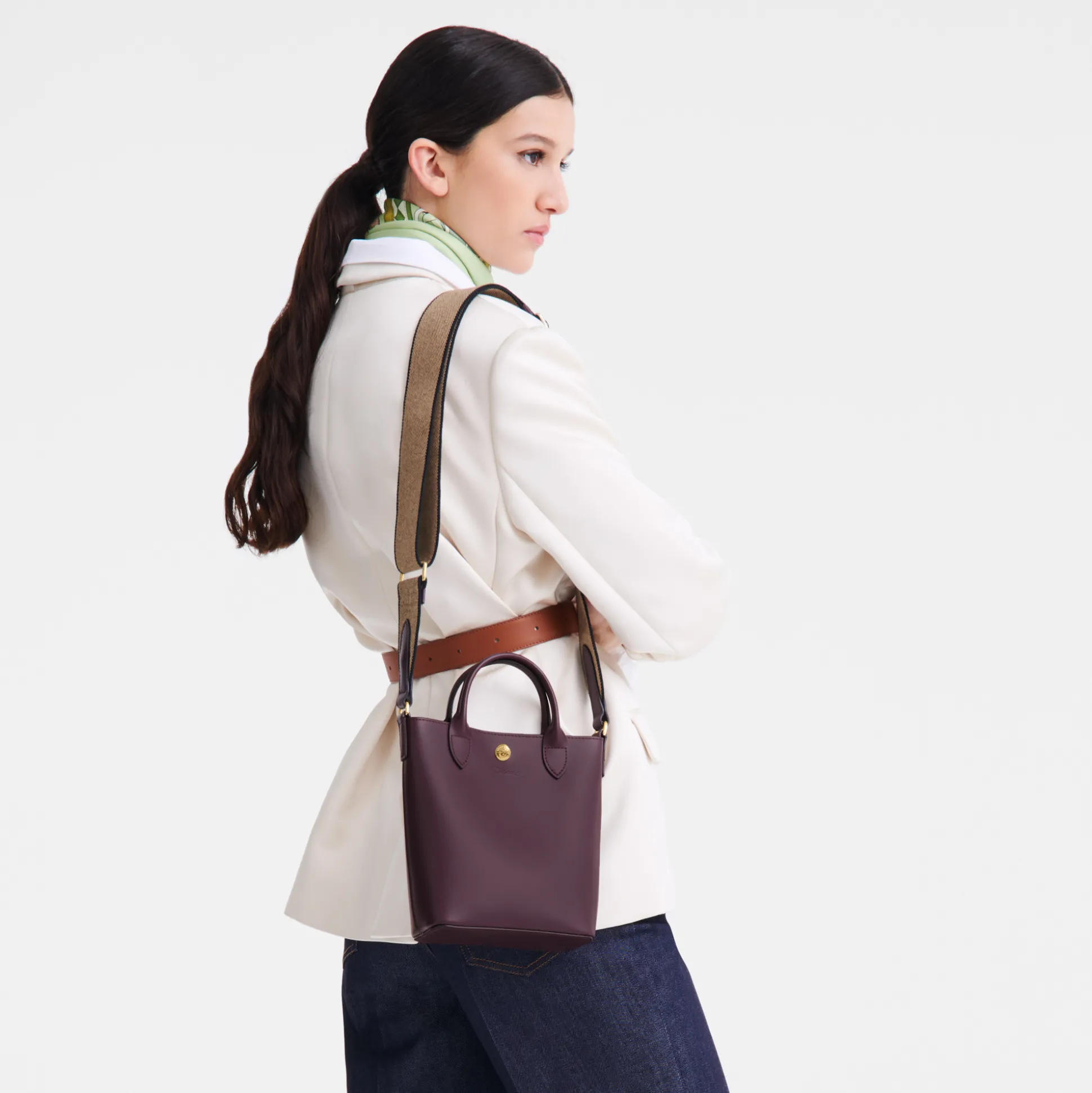 Store Longchamp Shopping bag XS Melanzana