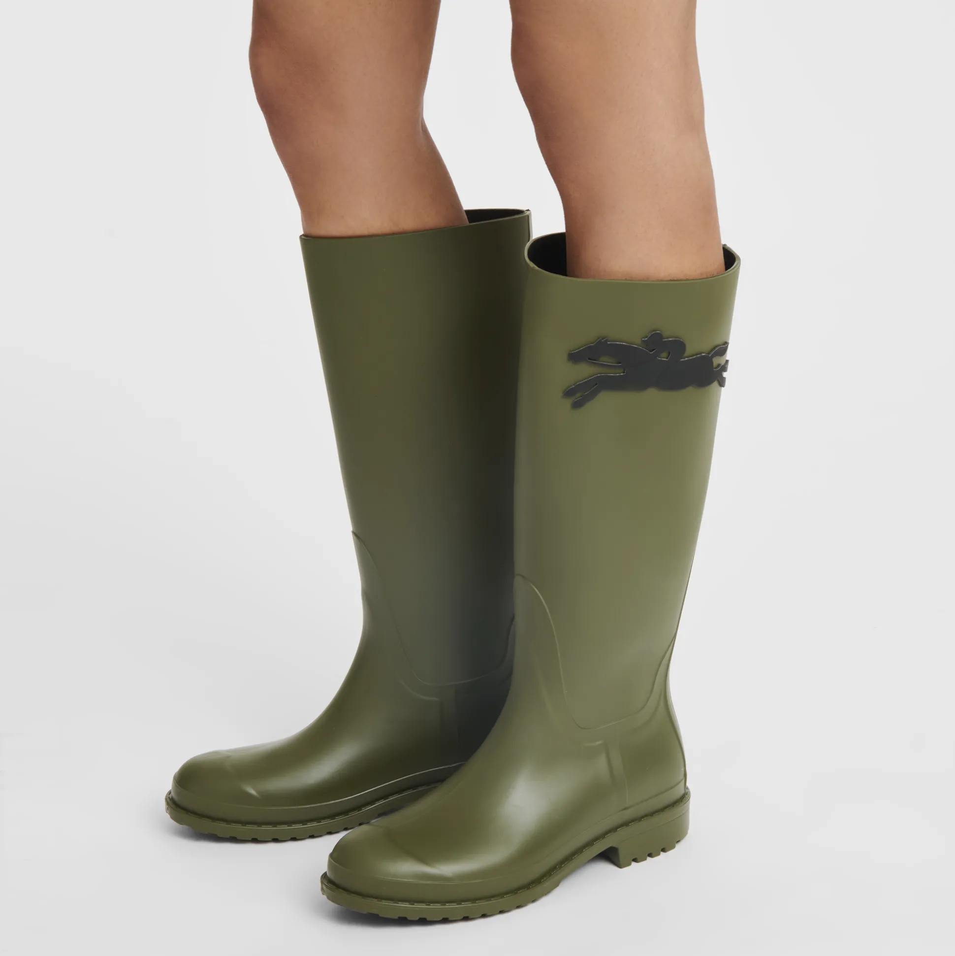 Cheap Longchamp Stivali bassi Kaki