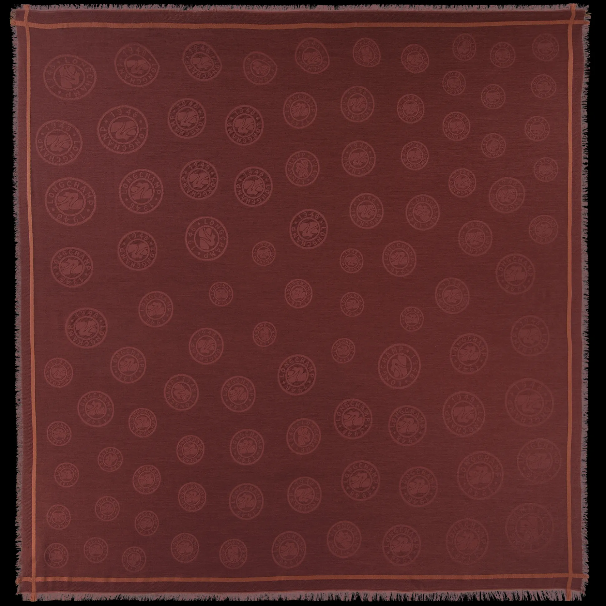 Shop Longchamp Stole Amaranto