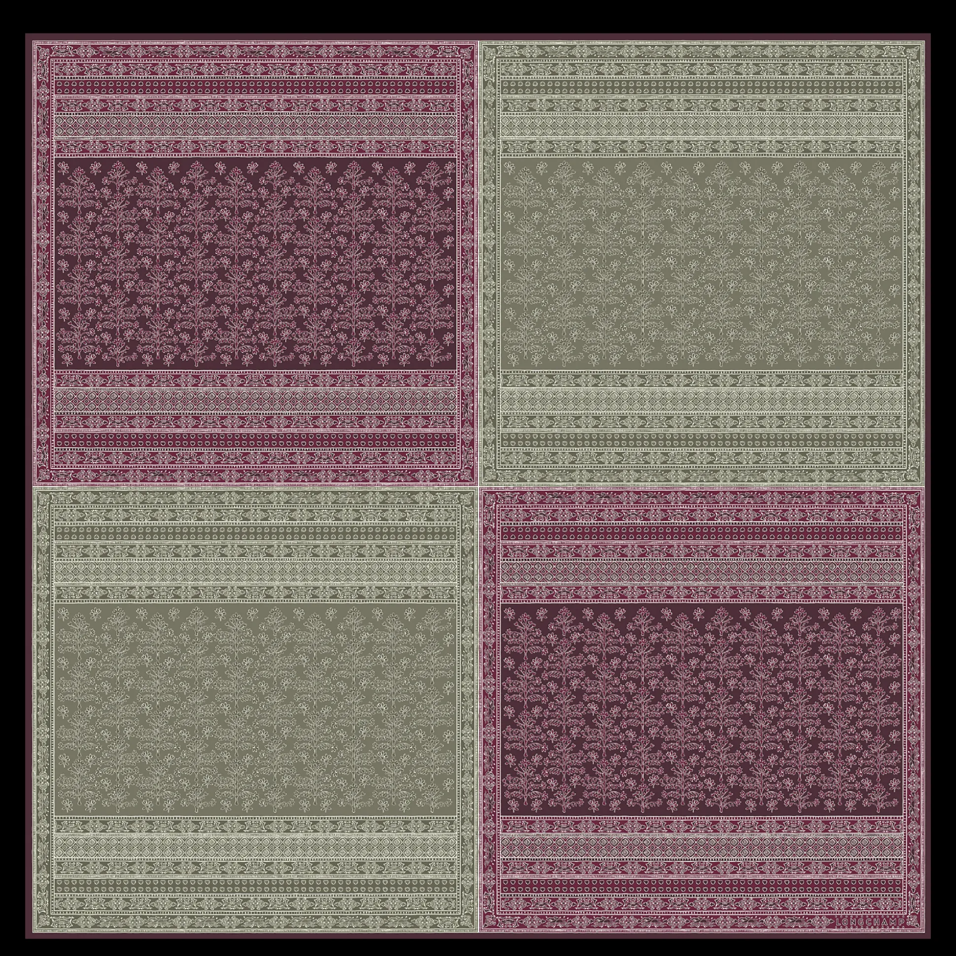 Discount Longchamp Stole Melanzana