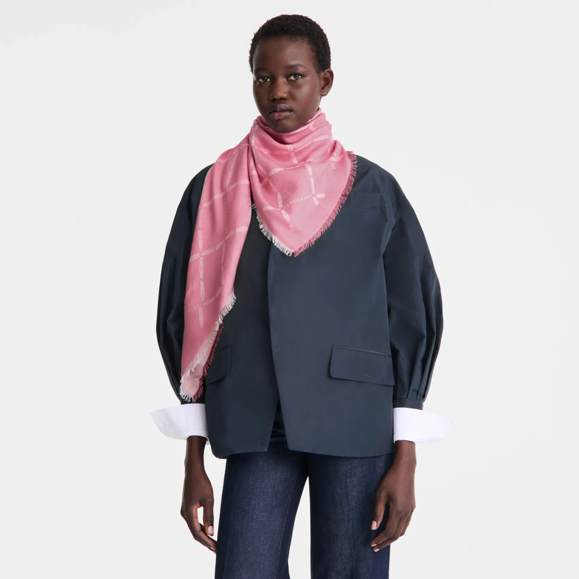 Best Sale Longchamp Stole Marshmallow