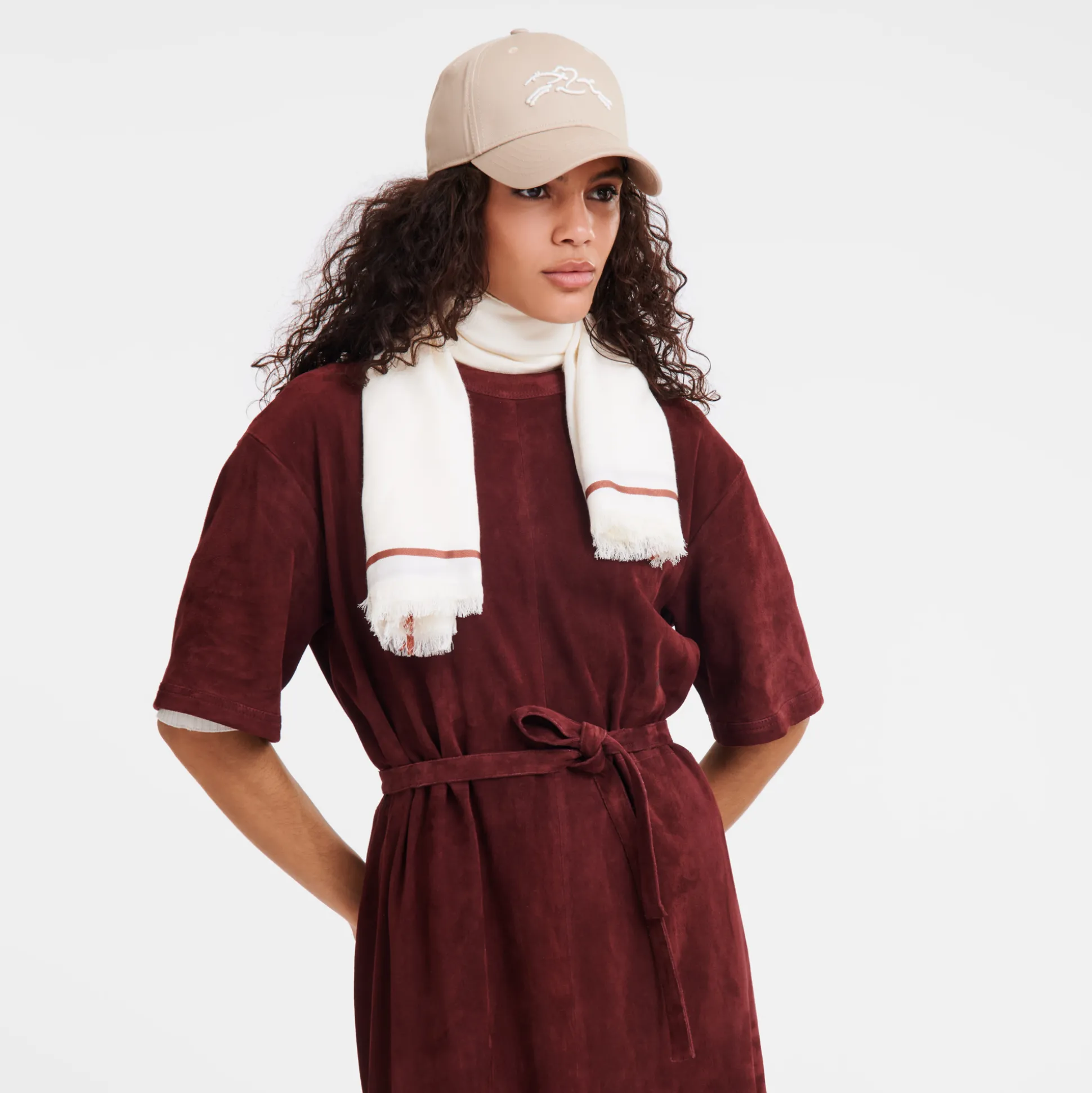 Discount Longchamp Stole Avorio