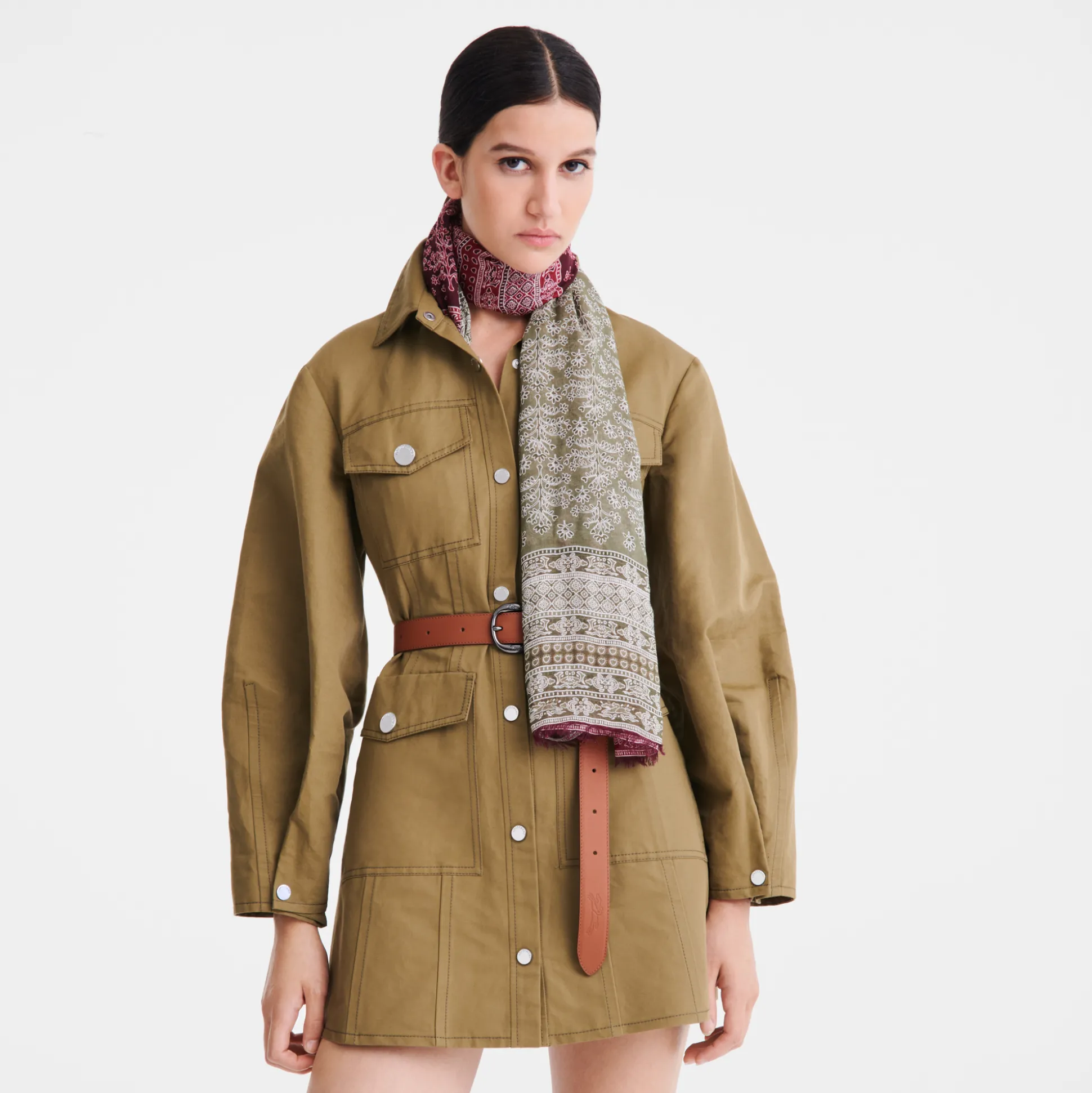 Discount Longchamp Stole Melanzana