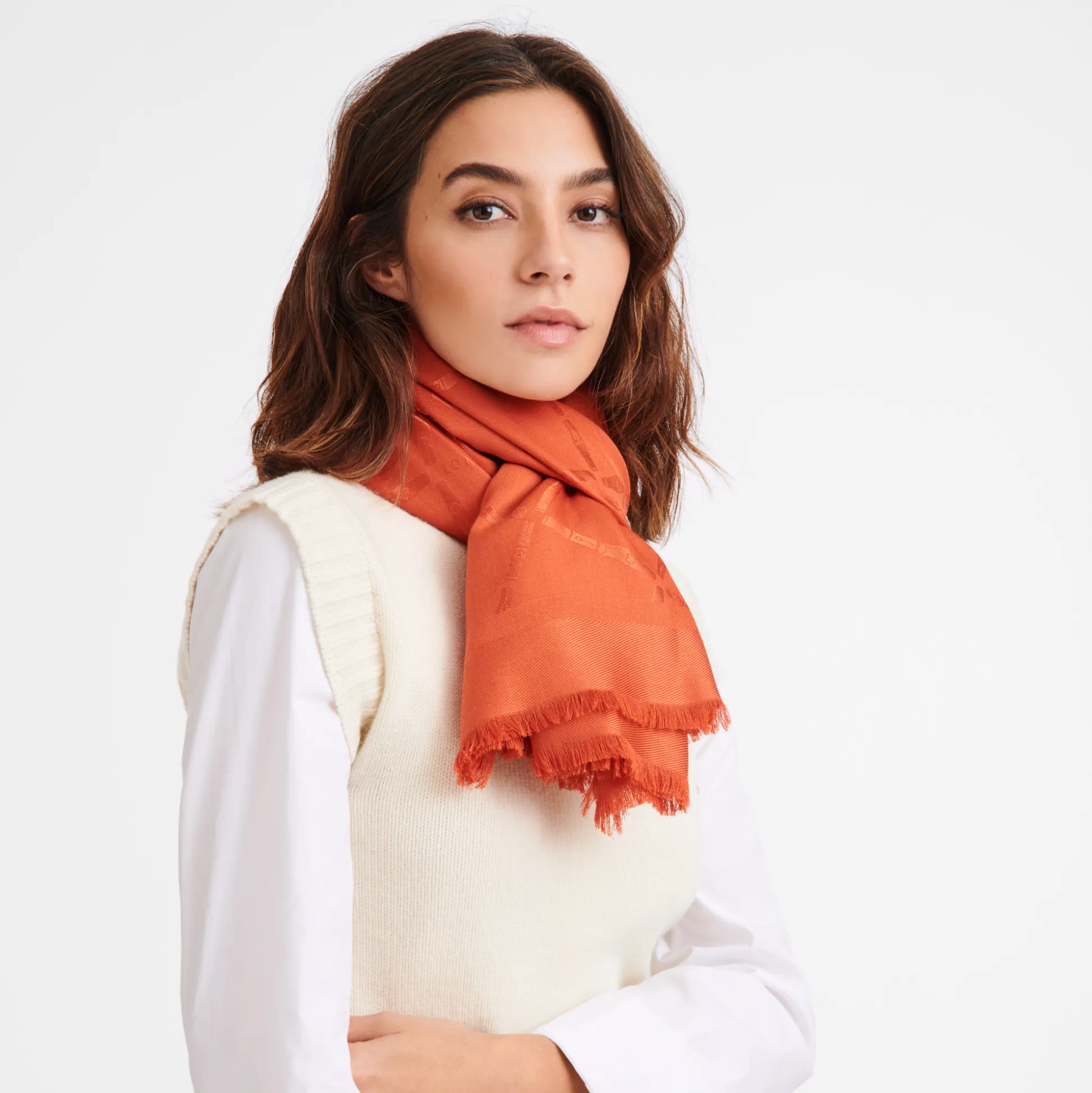 Online Longchamp Stole Paprica