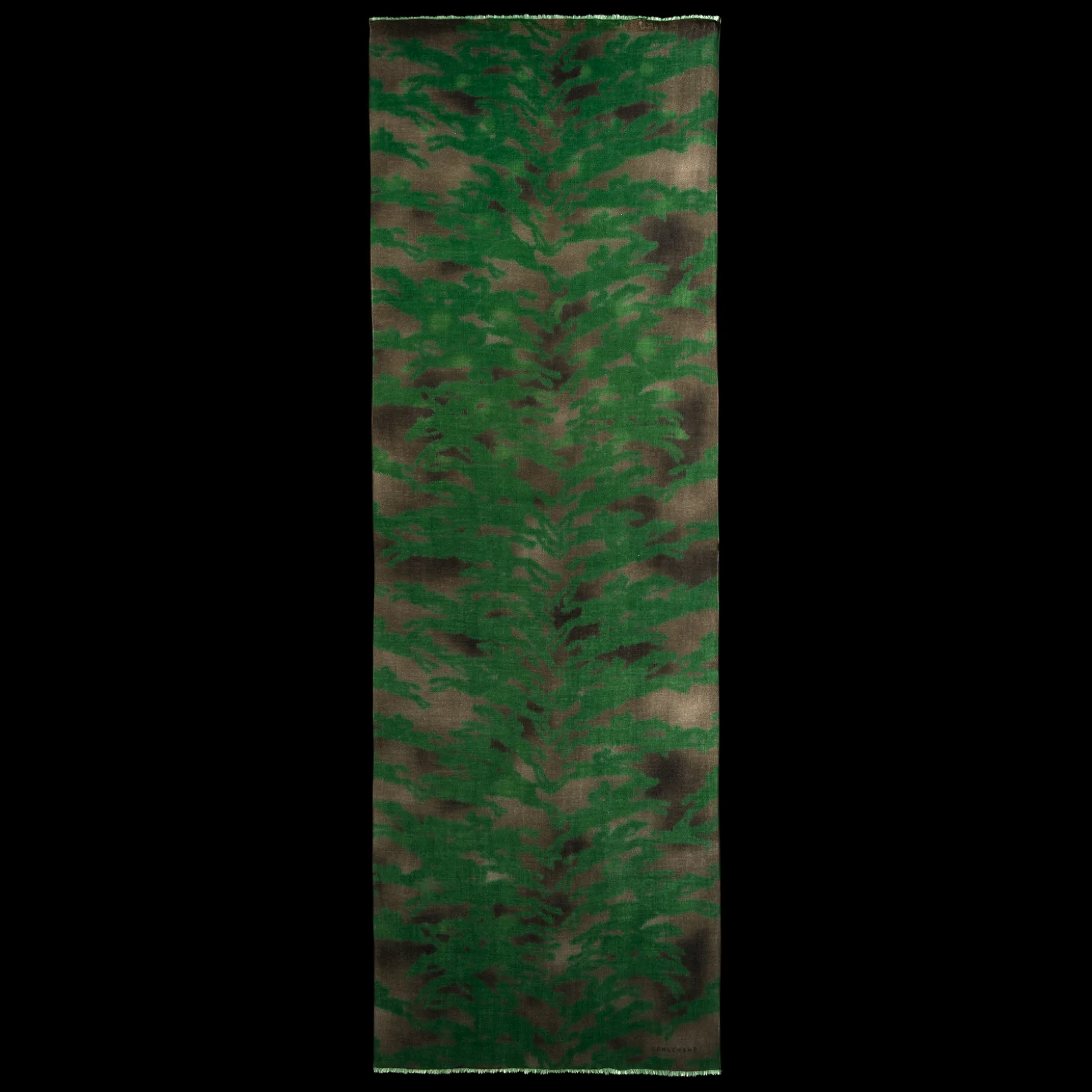 Discount Longchamp Stole Cammeo Misto lana - Kaki