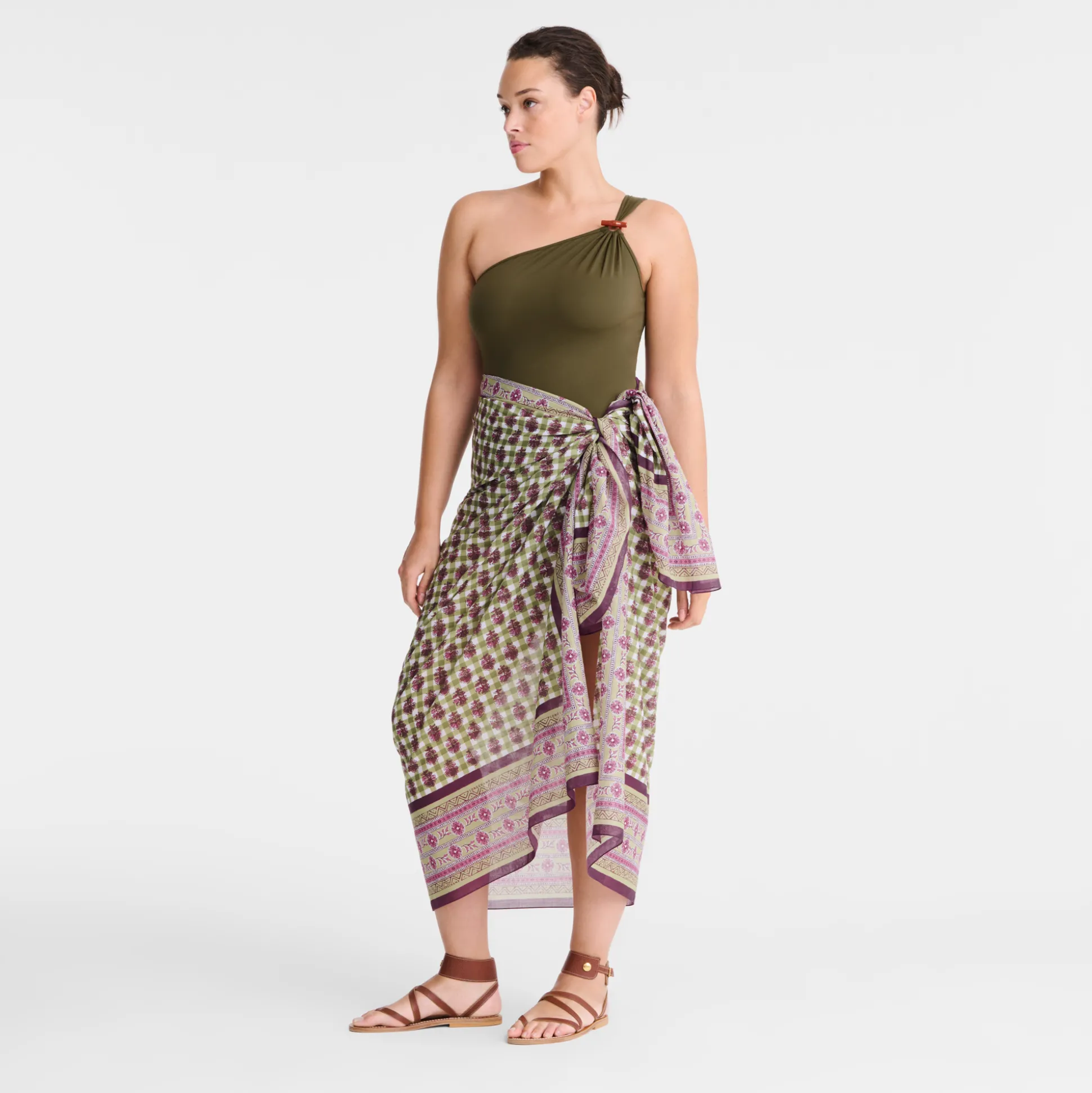 Clearance Longchamp Stole Fuga bucolica OTHER - Carciofo