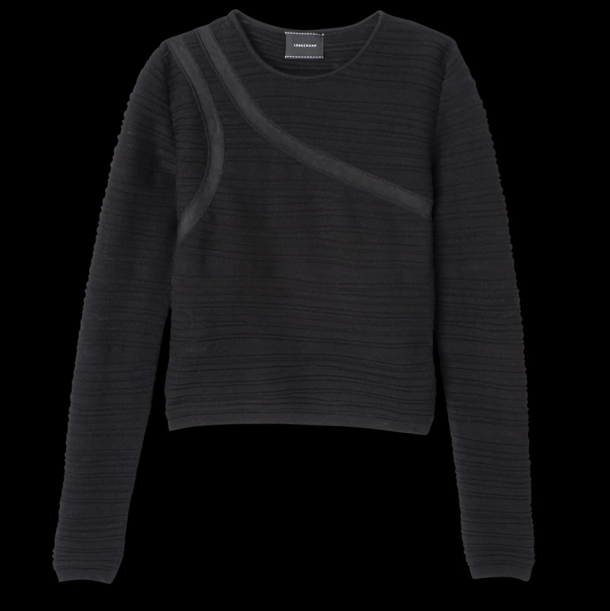 Outlet Longchamp Top corto Nero