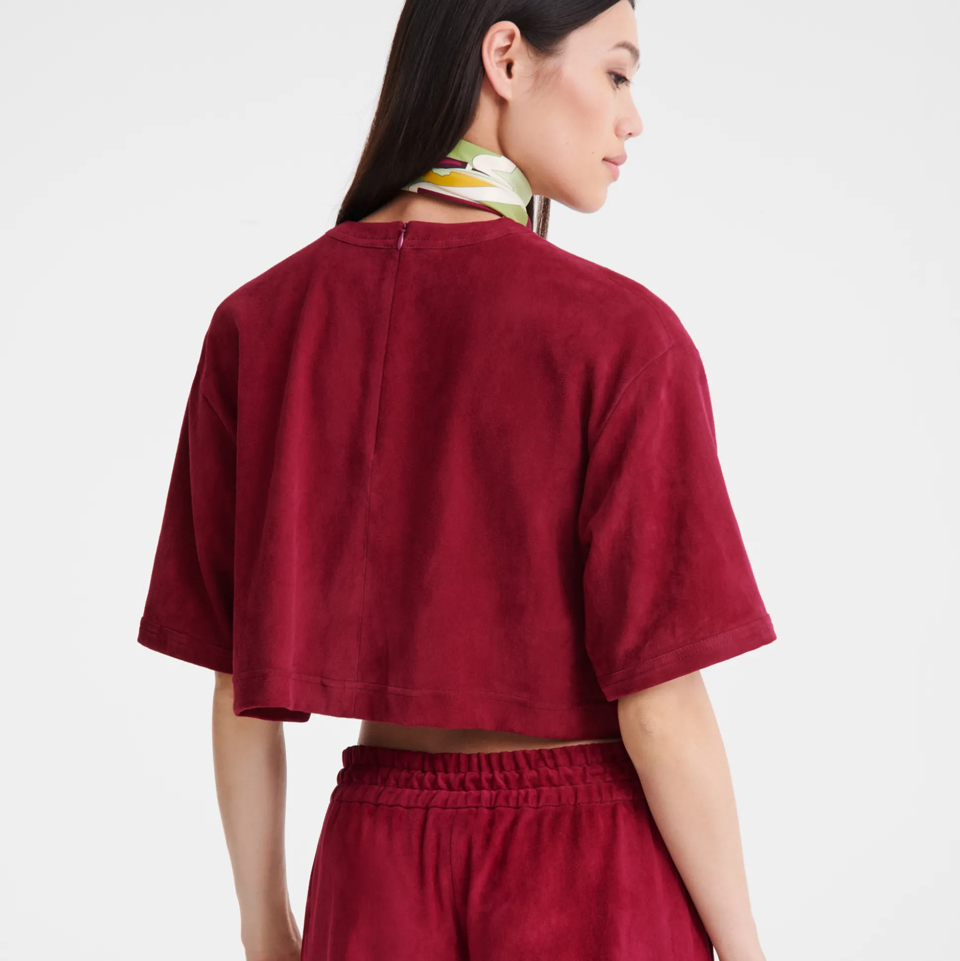 top_corto_in_pelle_4-2.webp Online Longchamp Top corto in pelle Barbabietola