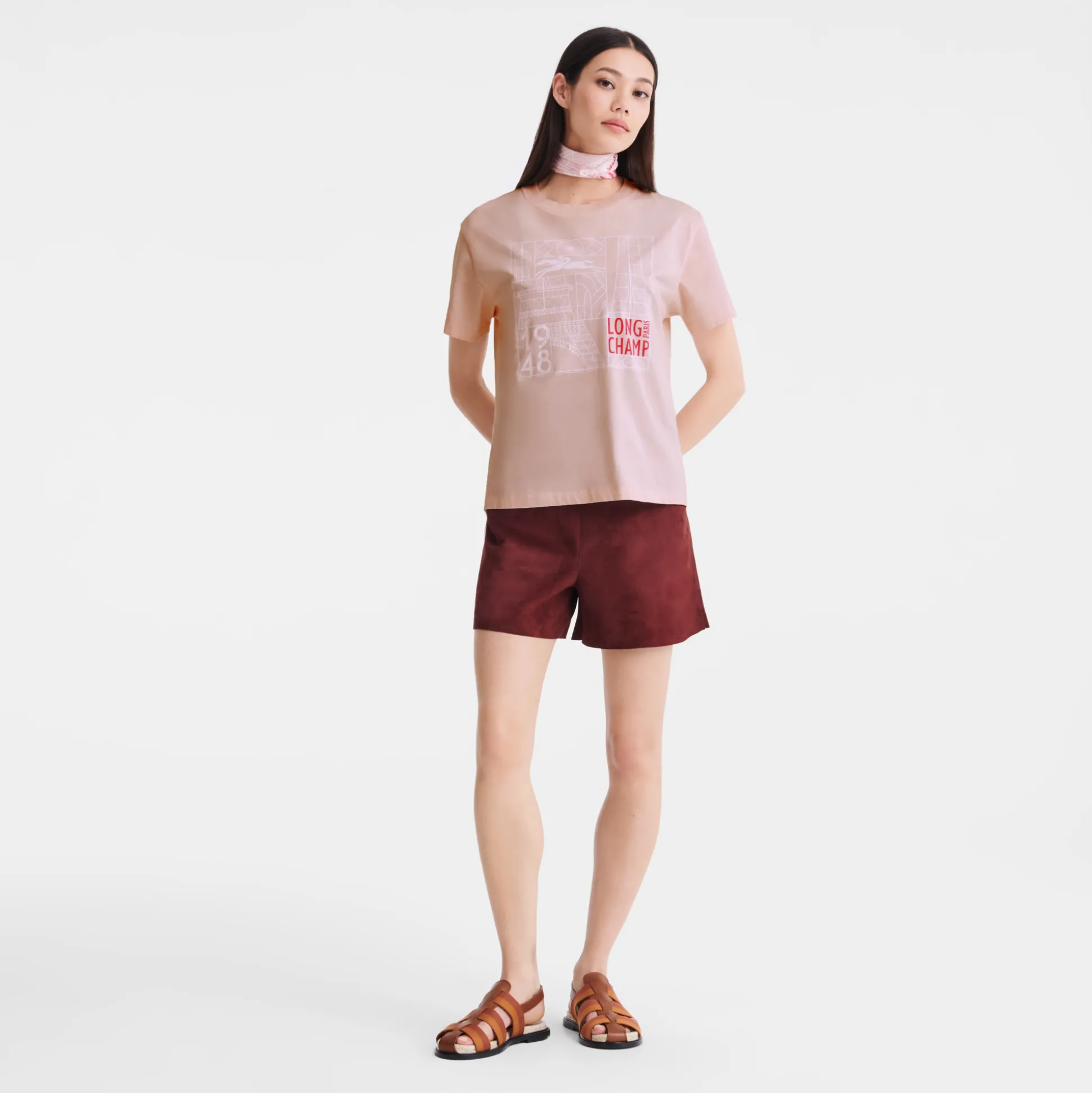 Sale Longchamp T-shirt Ballerina