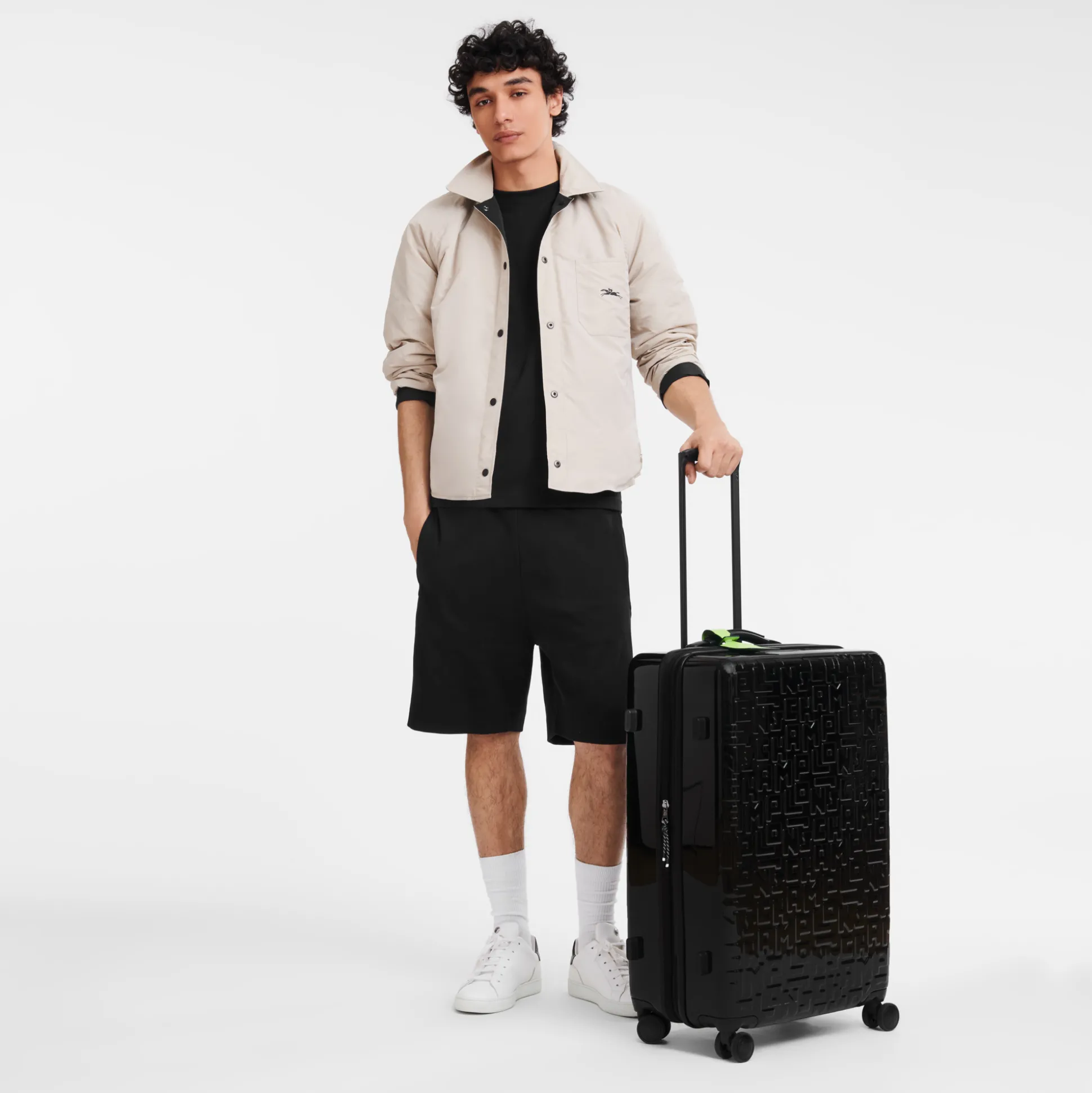 Online Longchamp Valigia L Nero